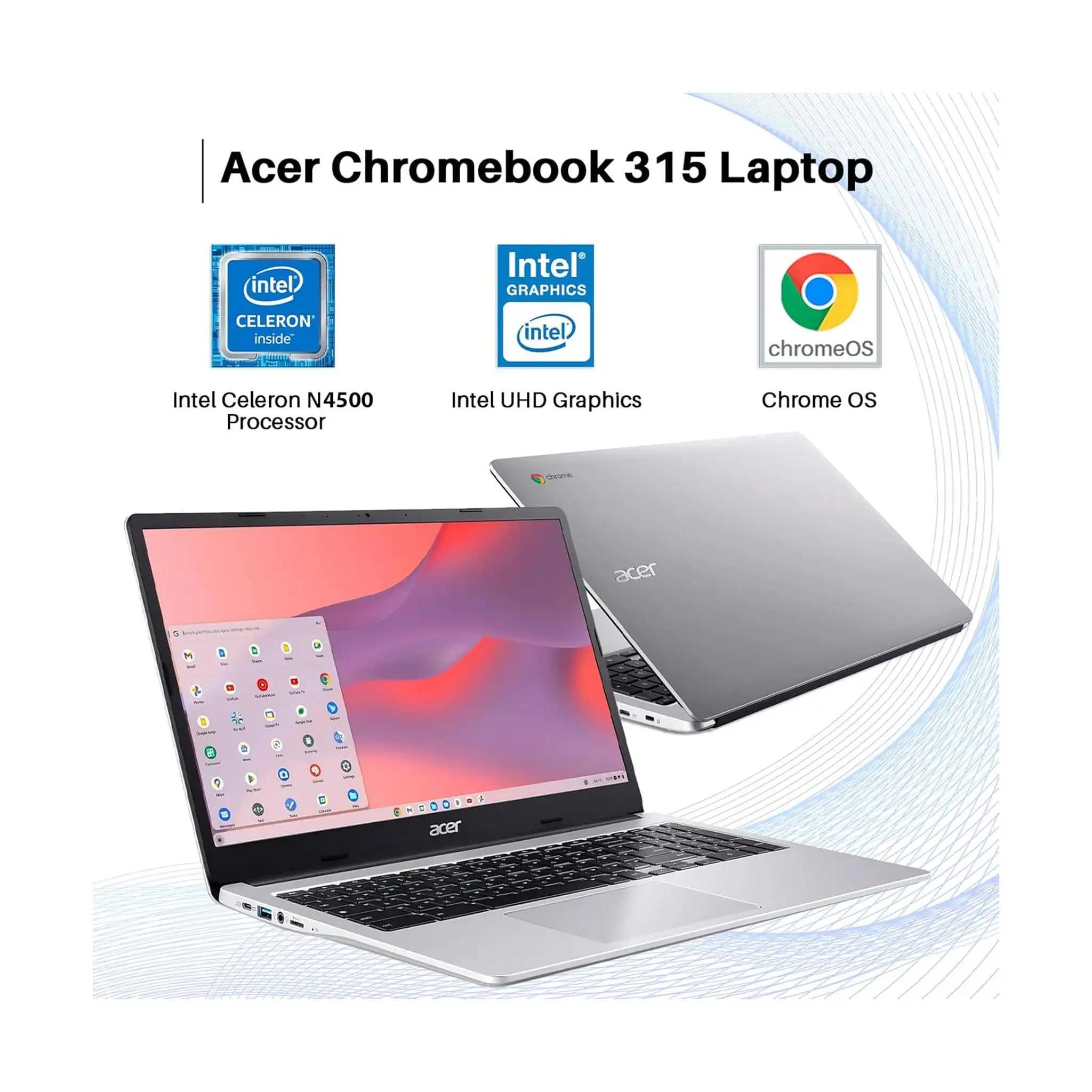 Acer Chromebook 315 - 15.6-inch FHD Display