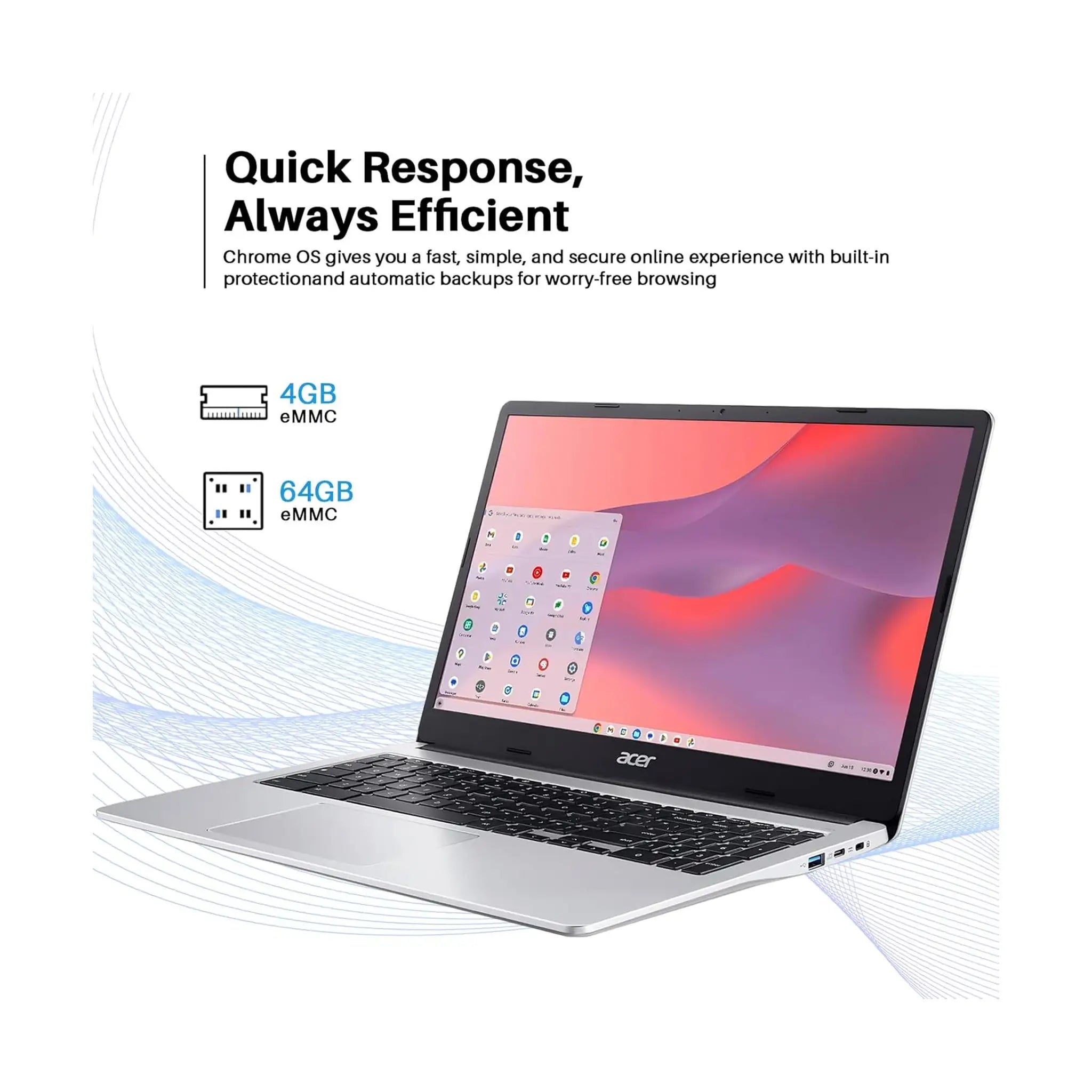 Acer Chromebook 315 - 15.6-inch FHD Display