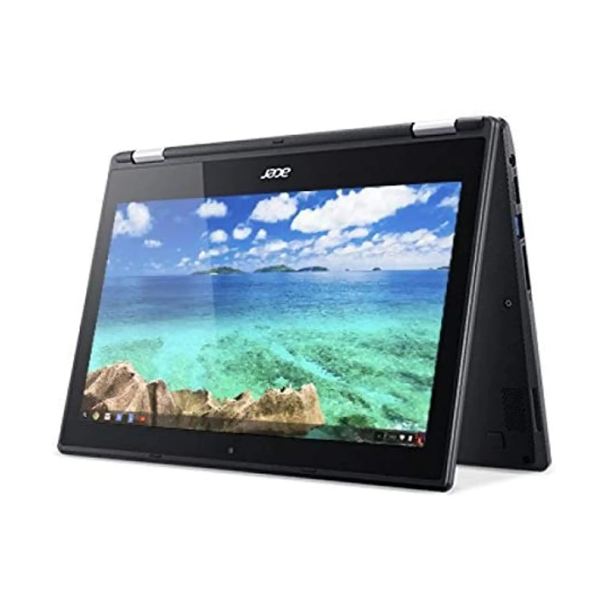 Acer R11 Convertible 2-in-1 Chromebook   11.6in HD, Intel N3150, 4GB RAM, 32GB SSD, Chrome OS (Renewed) Beige