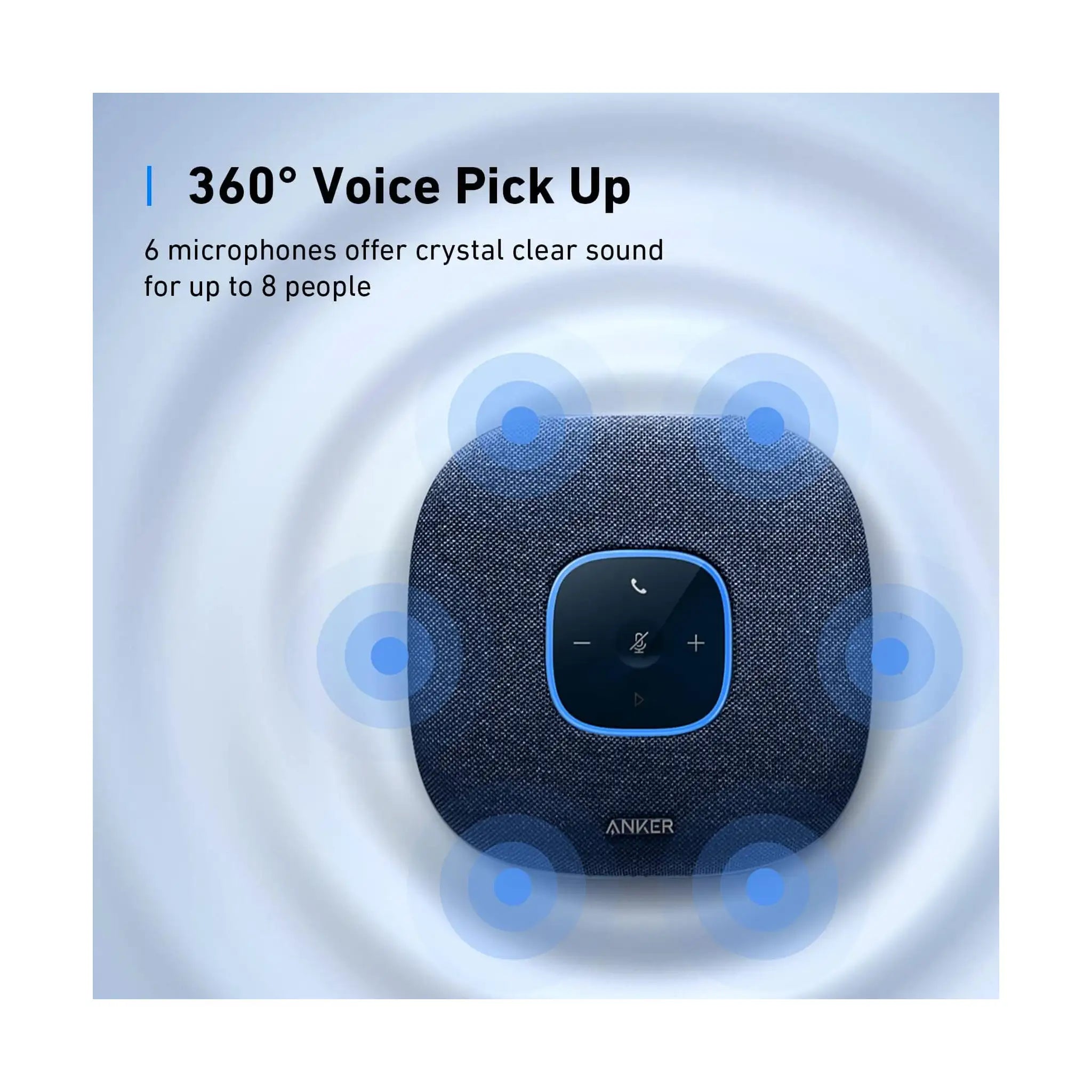 Anker PowerConf S3 - Bluetooth Speakerphone - Blue