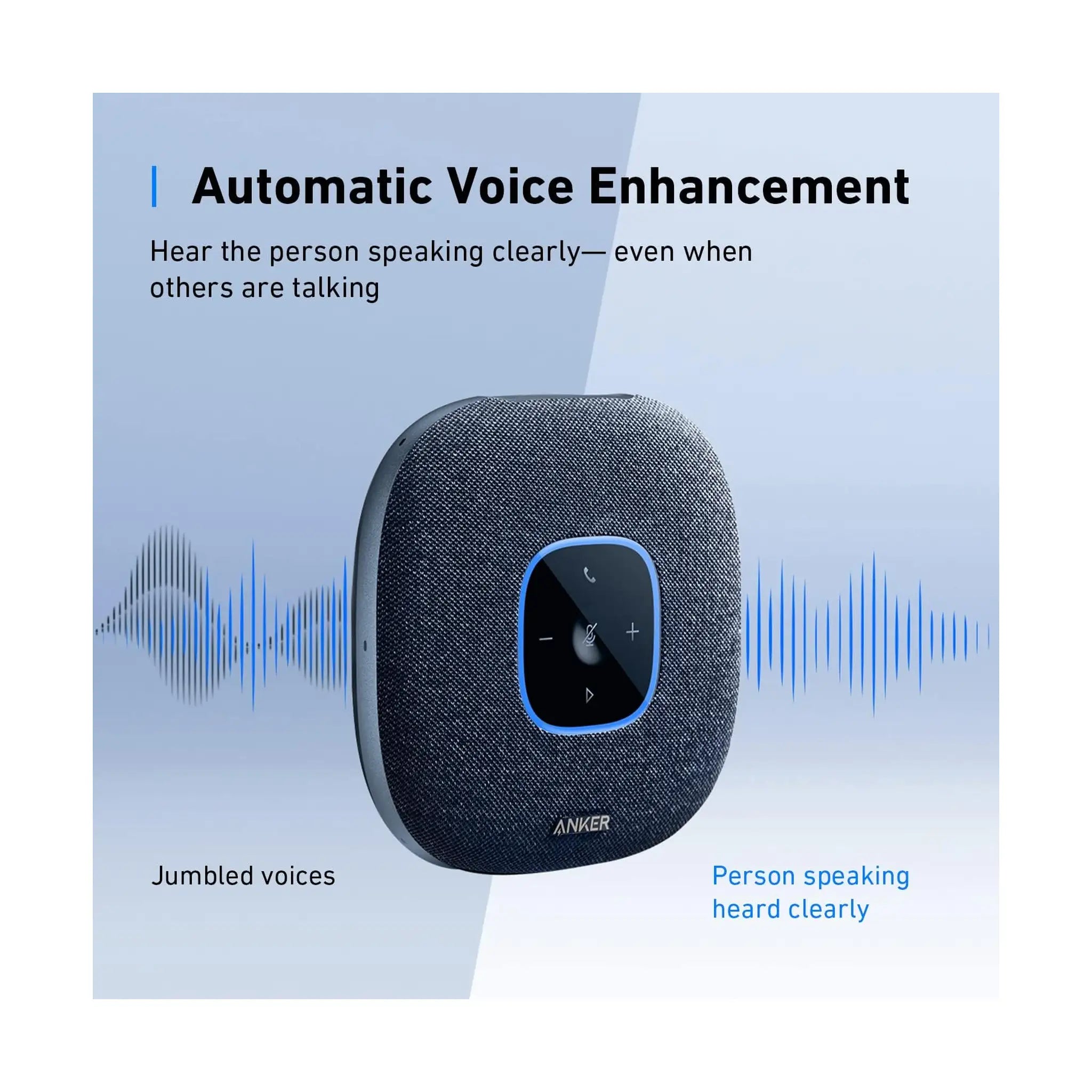 Anker PowerConf S3 - Bluetooth Speakerphone - Blue