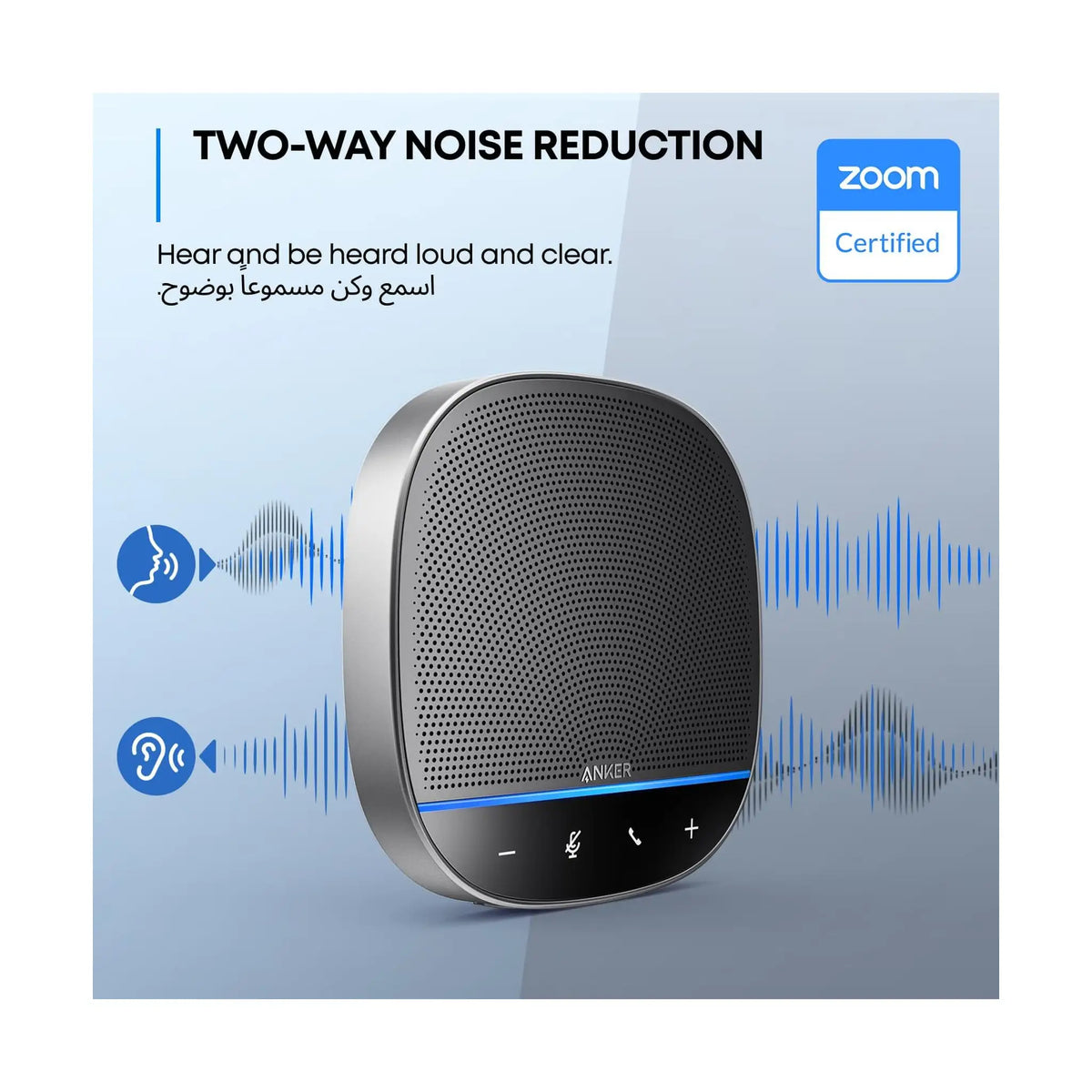 Anker PowerConf S500 - Bluetooth Speakerphone - Multi Color