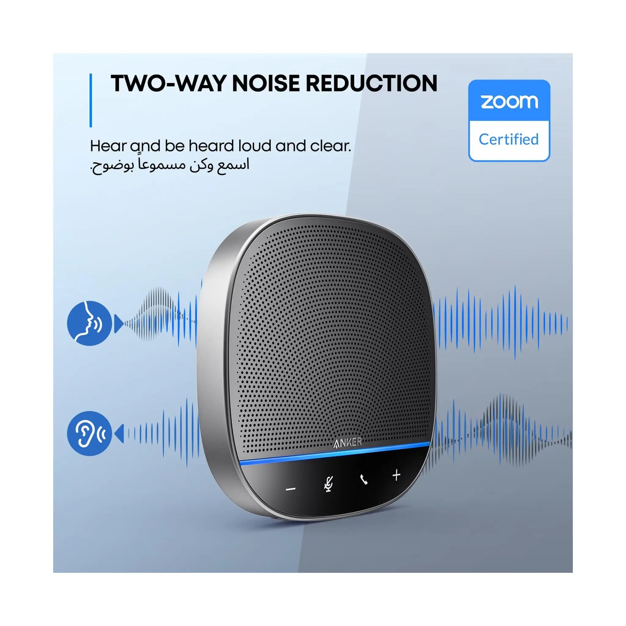 Anker PowerConf S500 - Bluetooth Speakerphone - Multi Color