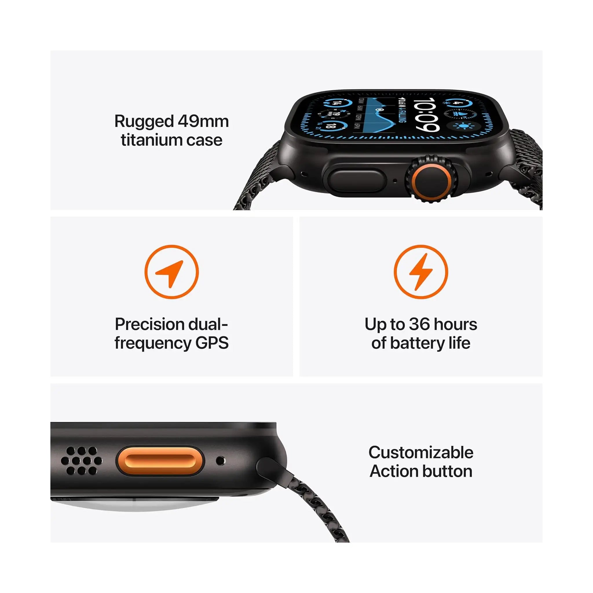 Apple Watch Ultra 2 (GPS+Cellular) 49mm Titanium Case