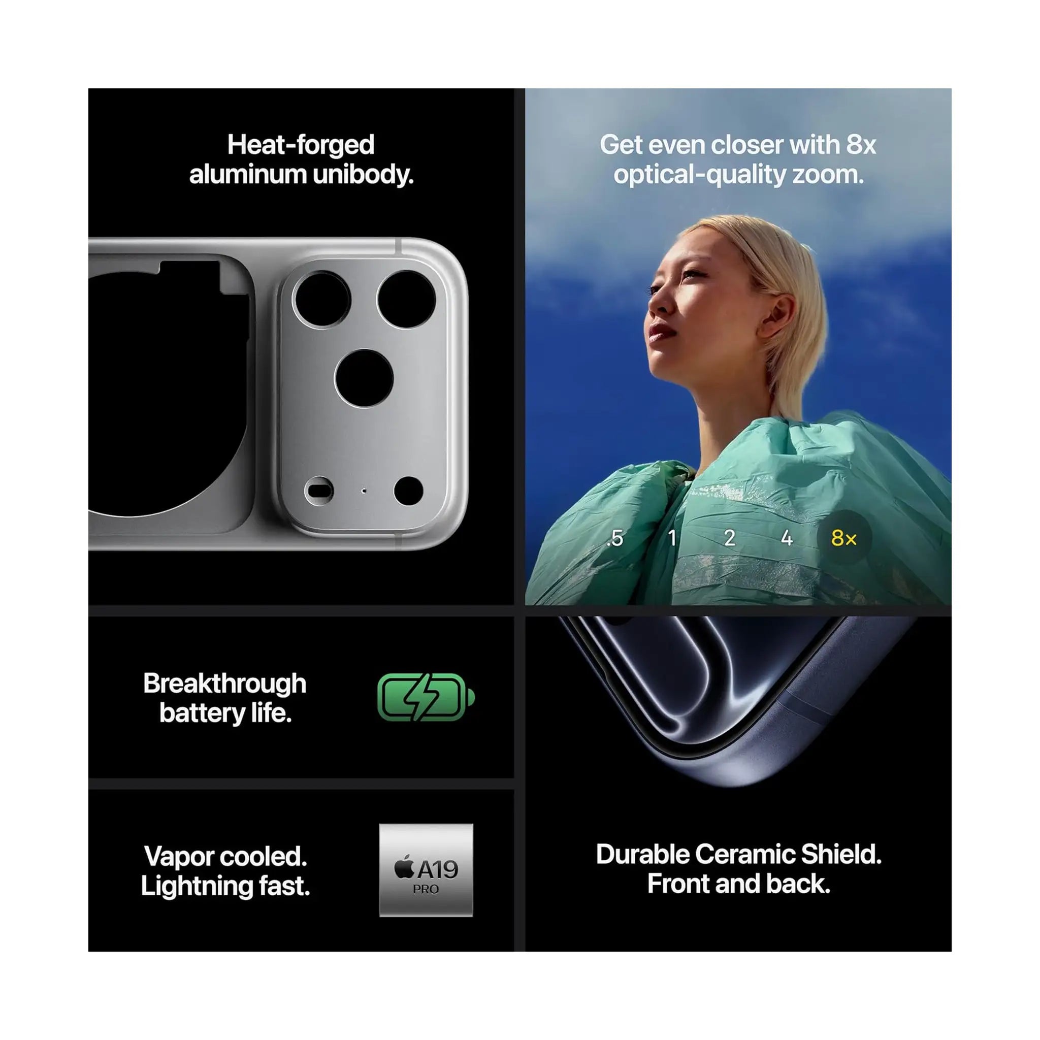 Apple iPhone 17 Pro - 6.3" Display - A19 Pro Chip