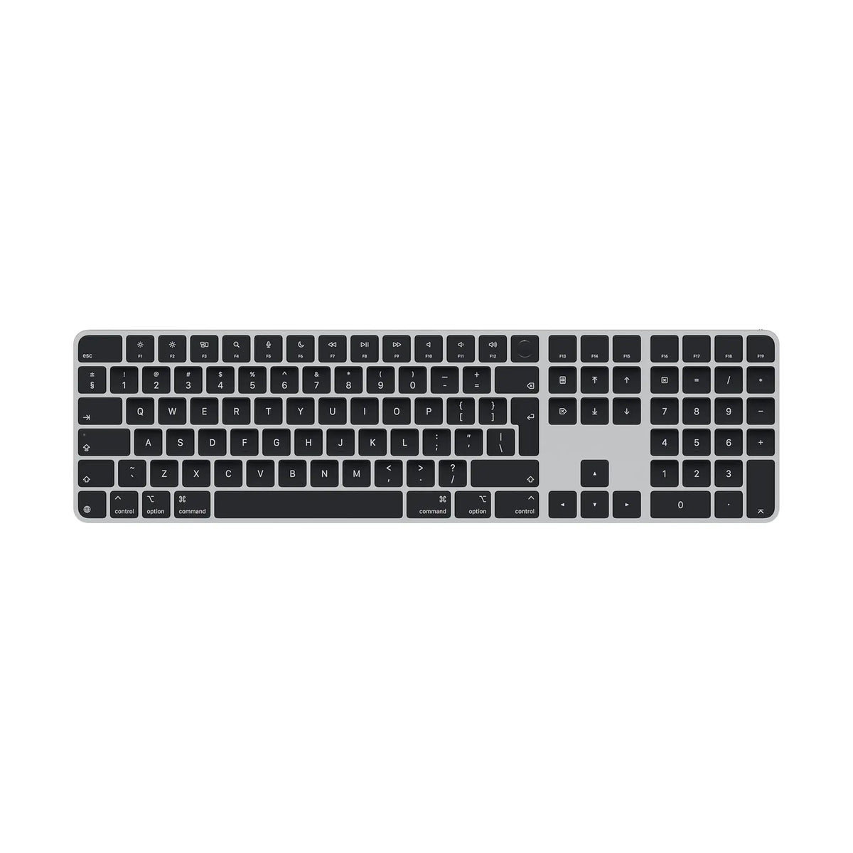 Apple Magic Keyboard with Touch ID and Numeric Keypad for Mac models with Apple silicon - International English - Black Keys
