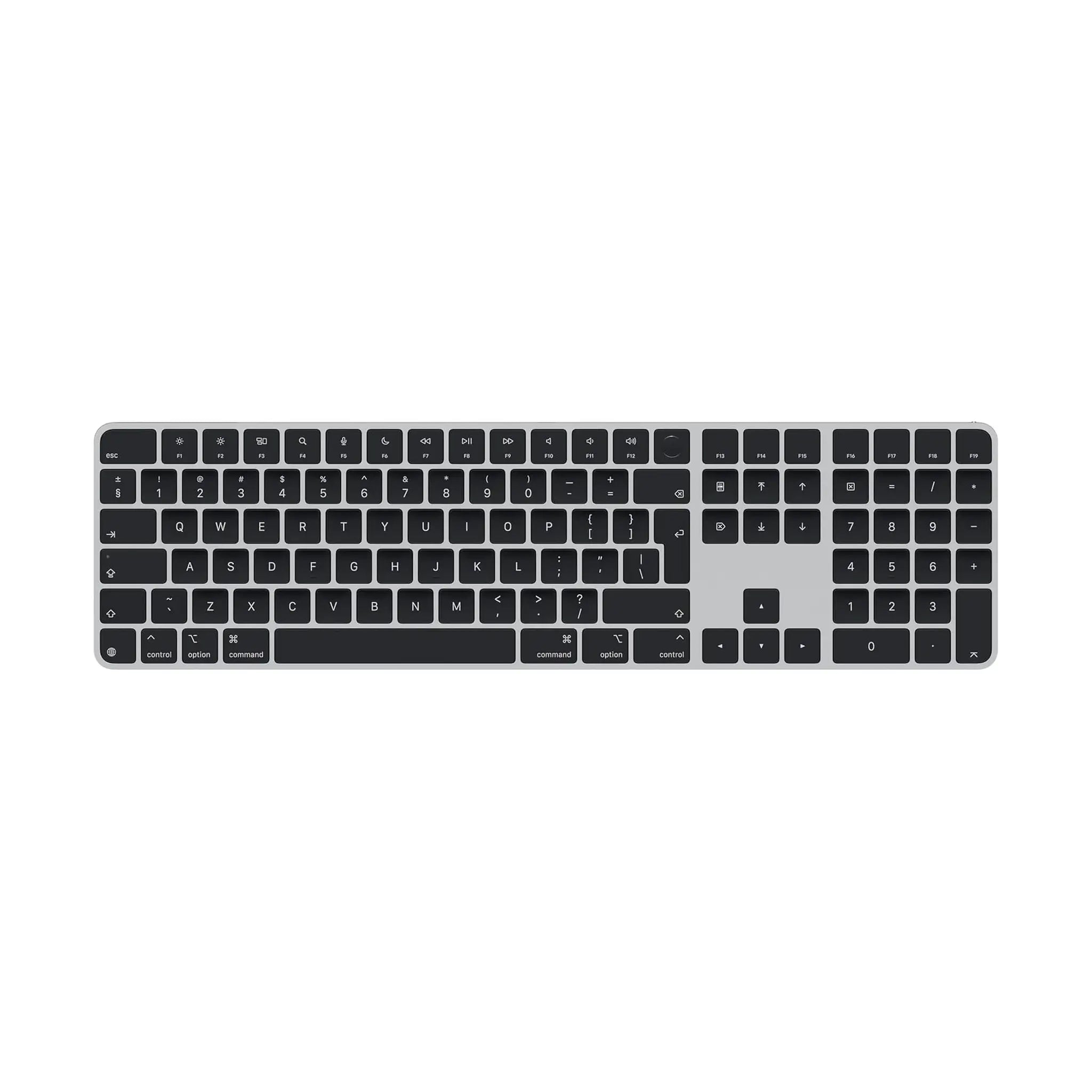 Apple Magic Keyboard with Touch ID and Numeric Keypad for Mac models with Apple silicon - International English - Black Keys