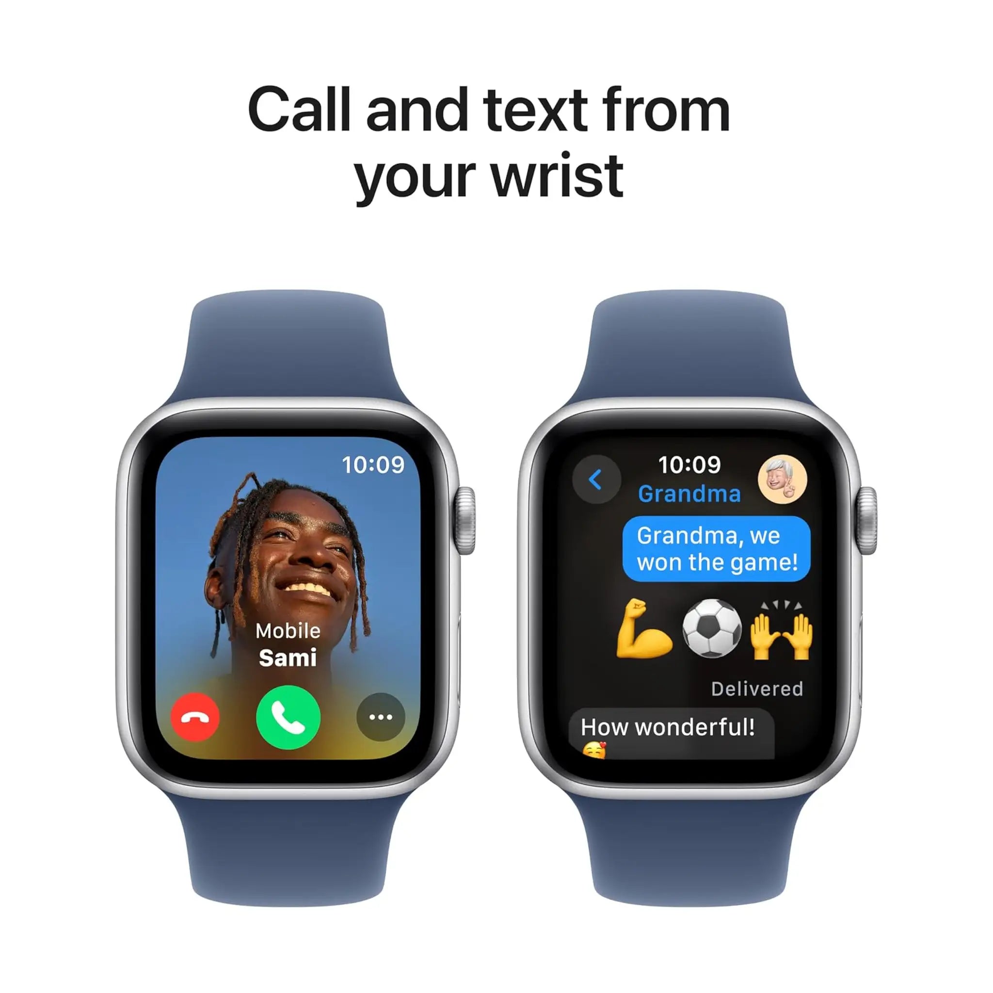 #Color_Silver - Sport Band - Denim