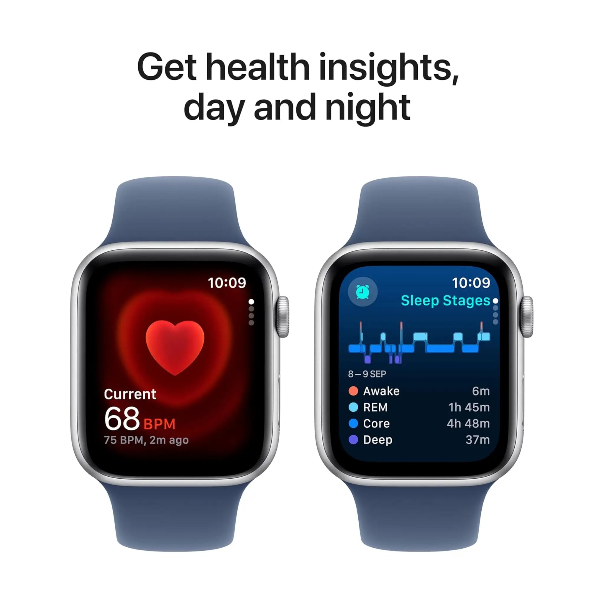 #Color_Silver - Sport Band - Denim