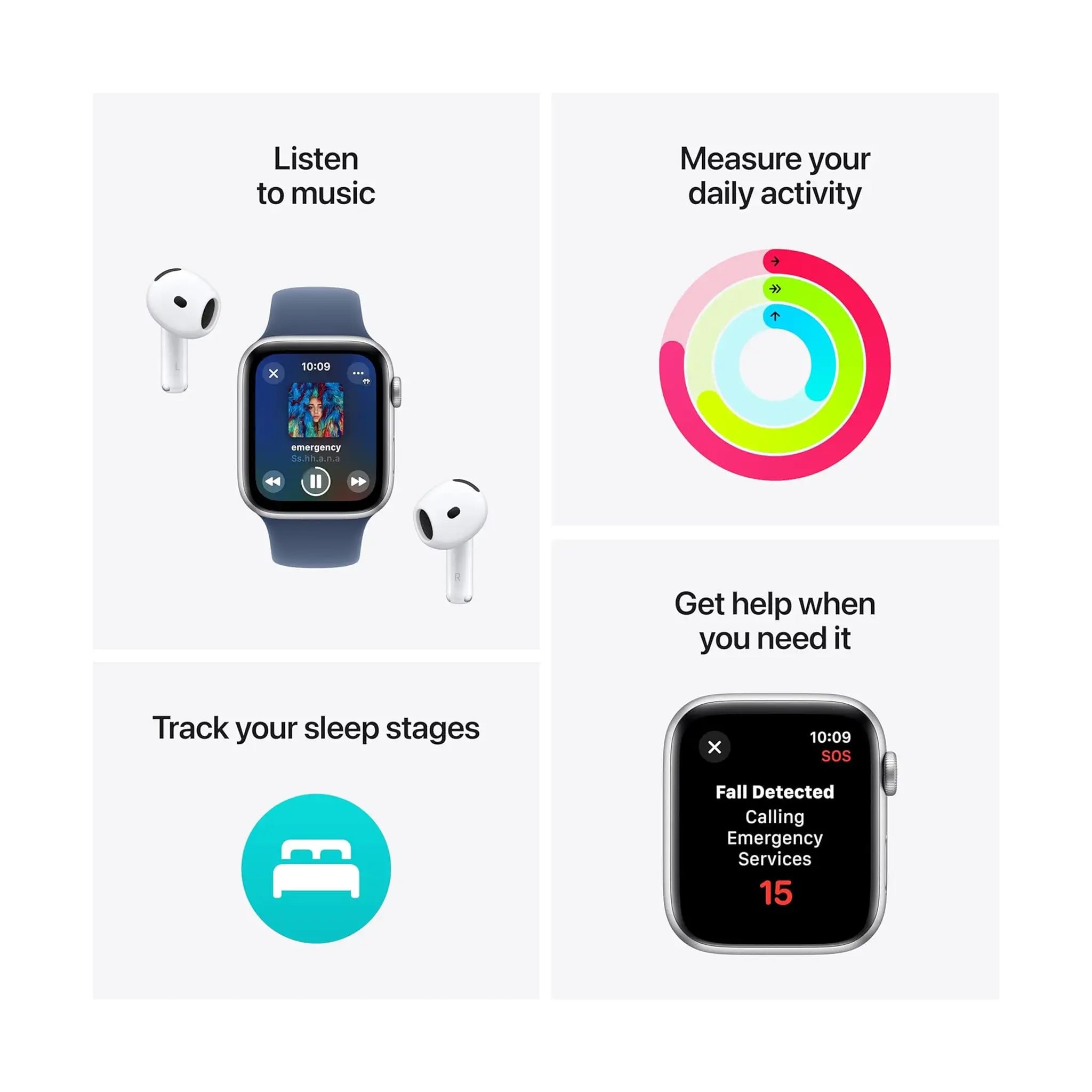 Apple Watch SE 2nd Generation (GPS) Aluminium Case
