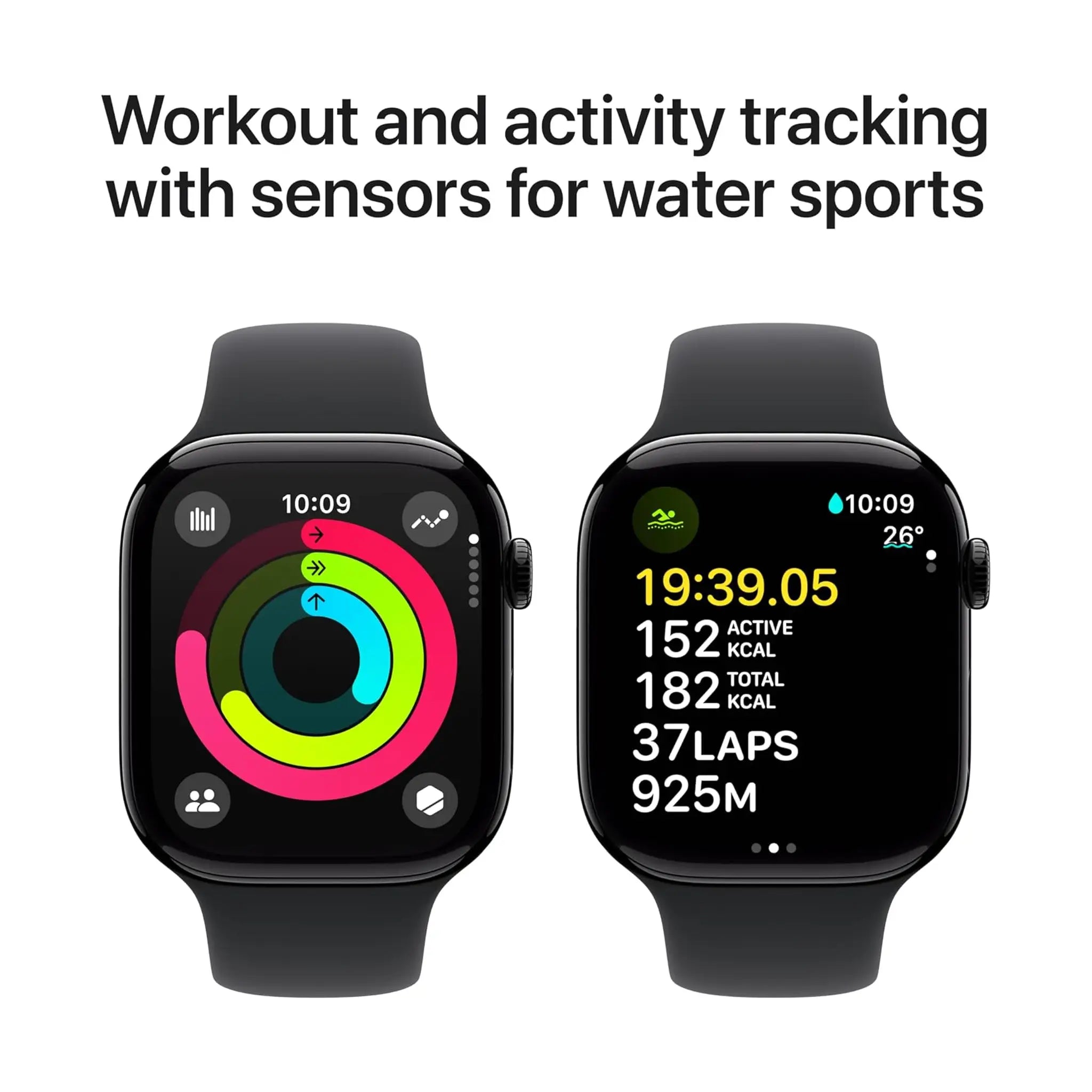 #Color_Jet Black - Sport Band - Black