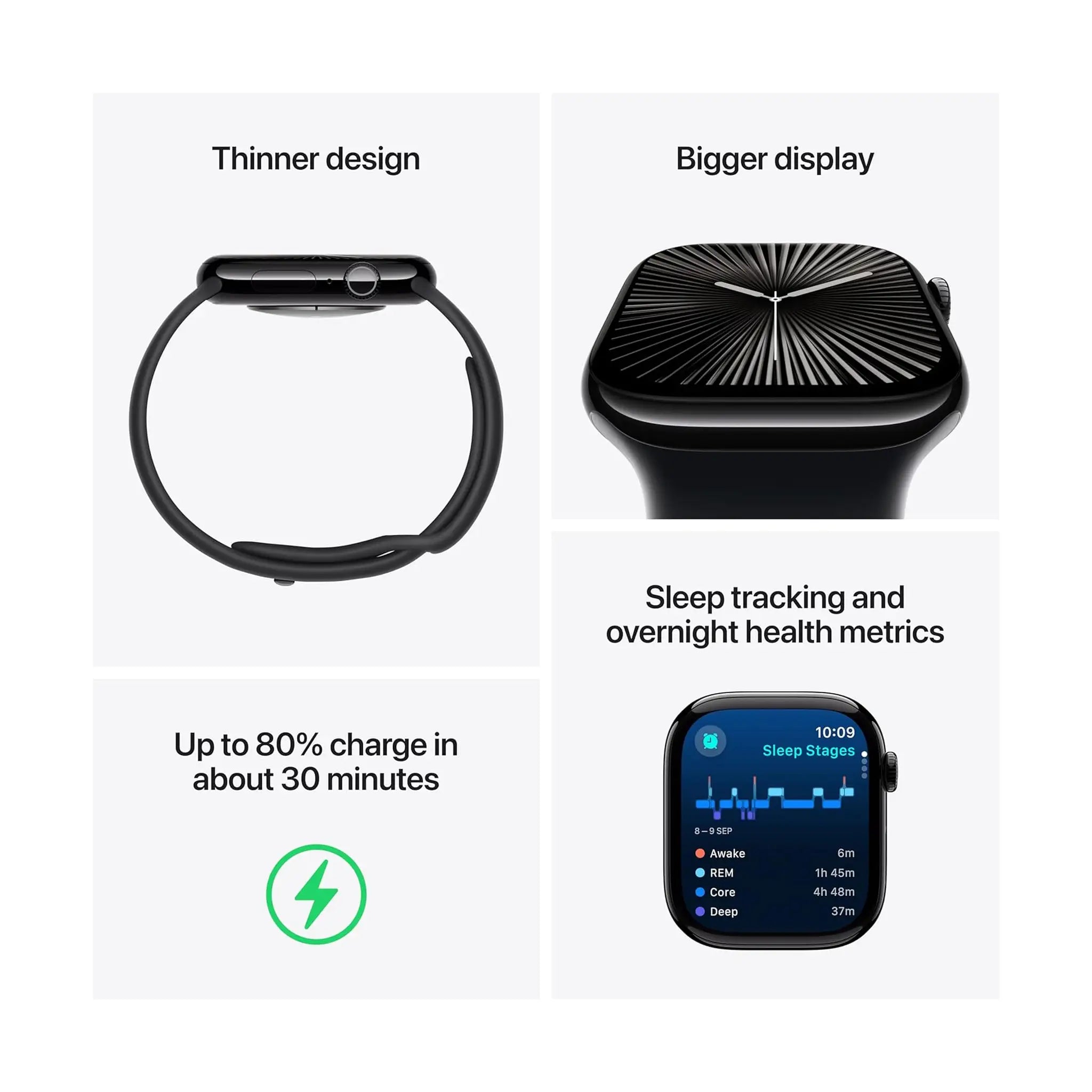 Apple Watch Series 10 (GPS+Cellular) Aluminium Case