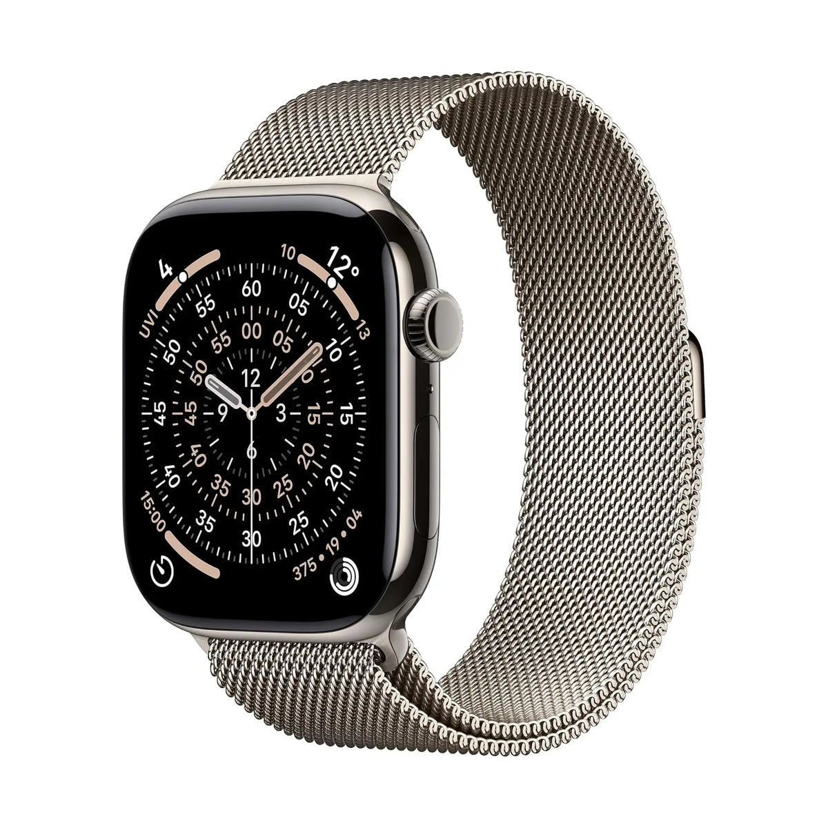 #Color_Natural Titanium, Natural Milanese Loop