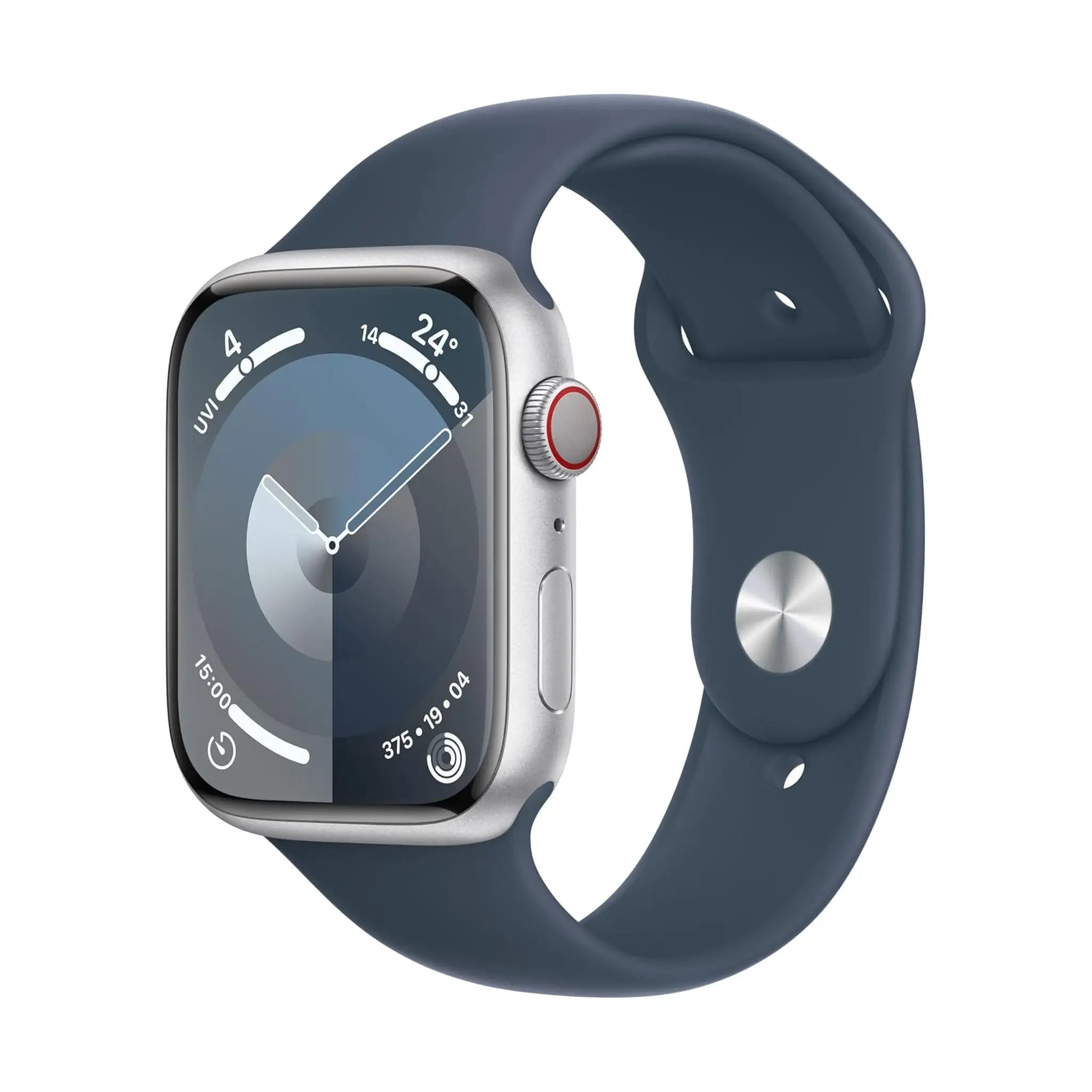 #Color_Silver - Sport Band - Storm Blue