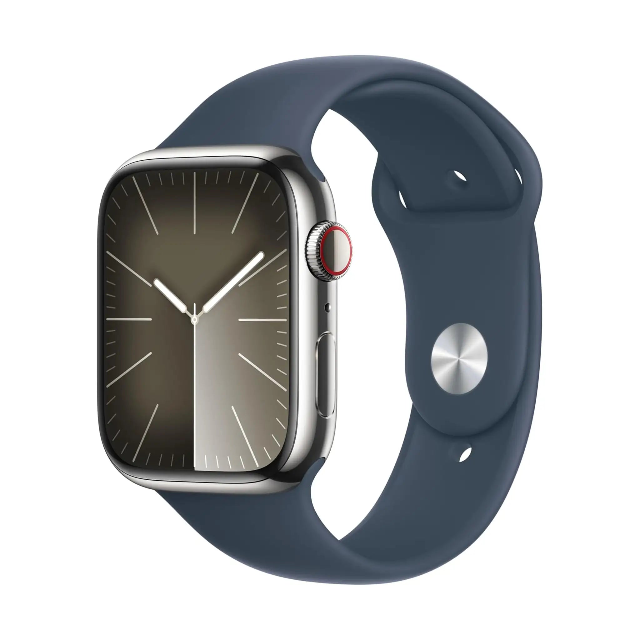 #Color_Silver - Sport Band - Storm Blue