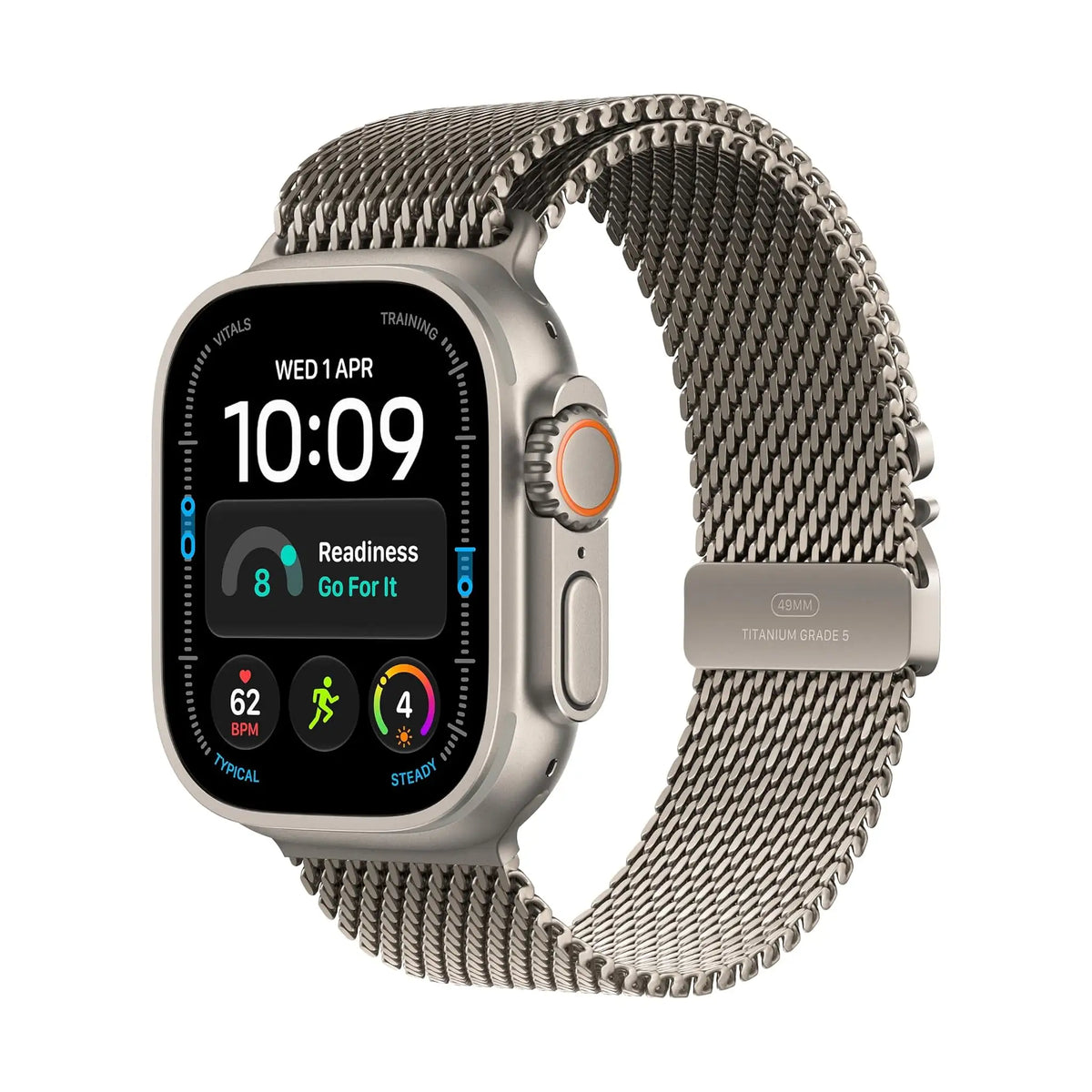 Apple Watch Ultra 4 49mm Smartwatch – GPS + Cellular, Rugged Titanium Case