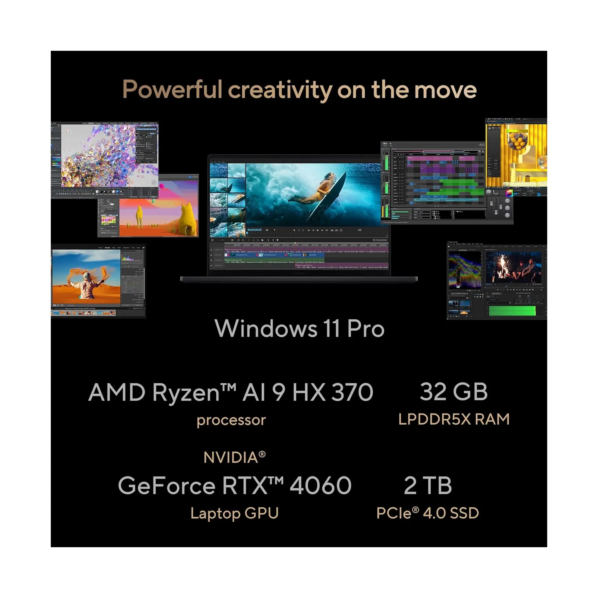 ASUS ProArt P16- OLED - AMD Ryzen R9-HX370