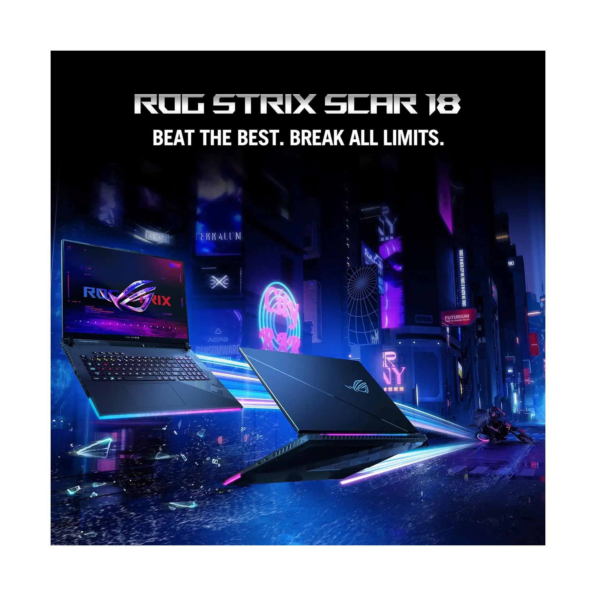 ASUS ROG Strix SCAR - 18 Inches QHD-  Core-i9 - High Performance Gaming Laptop