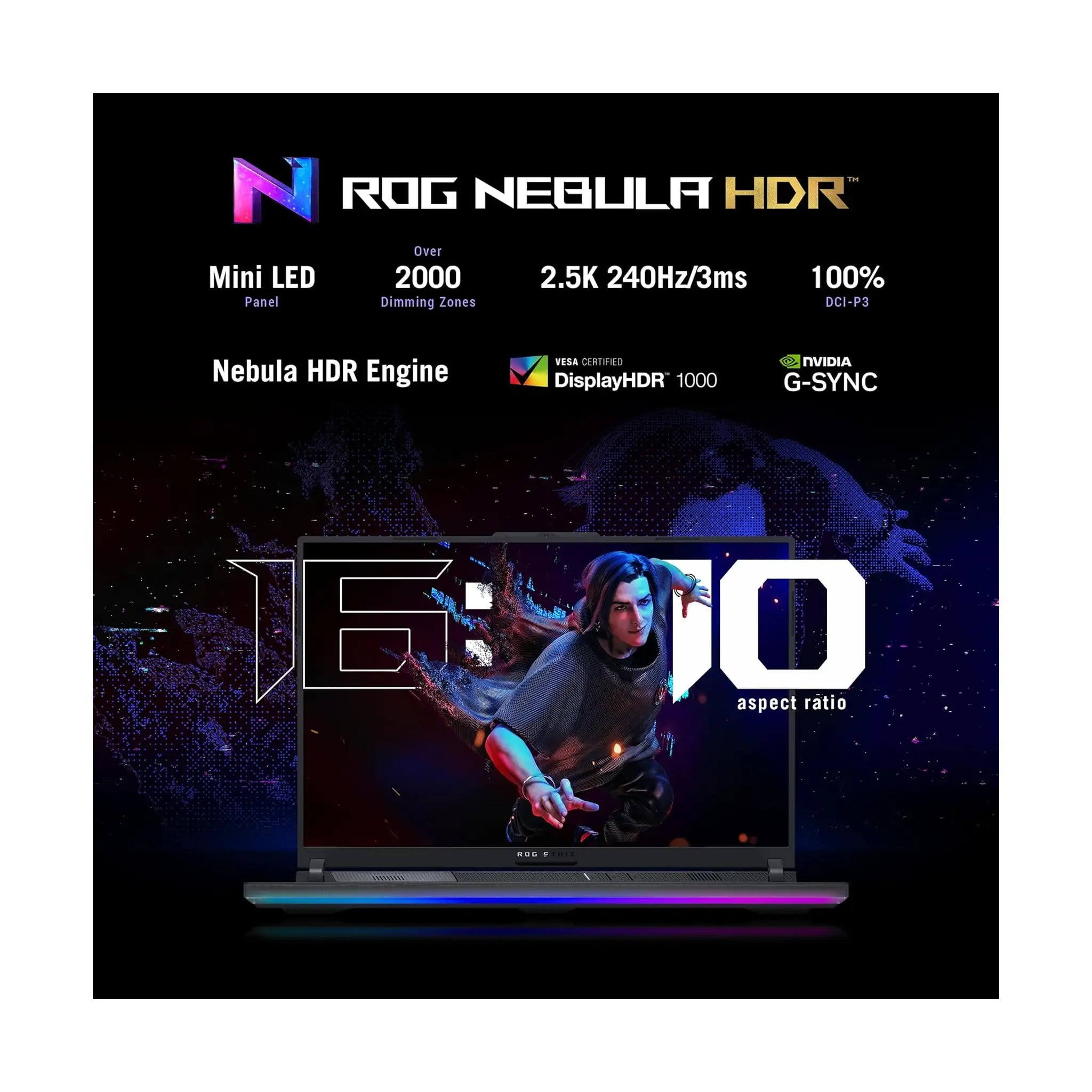 ASUS ROG Strix SCAR - 18 Inches QHD-  Core-i9 - High Performance Gaming Laptop