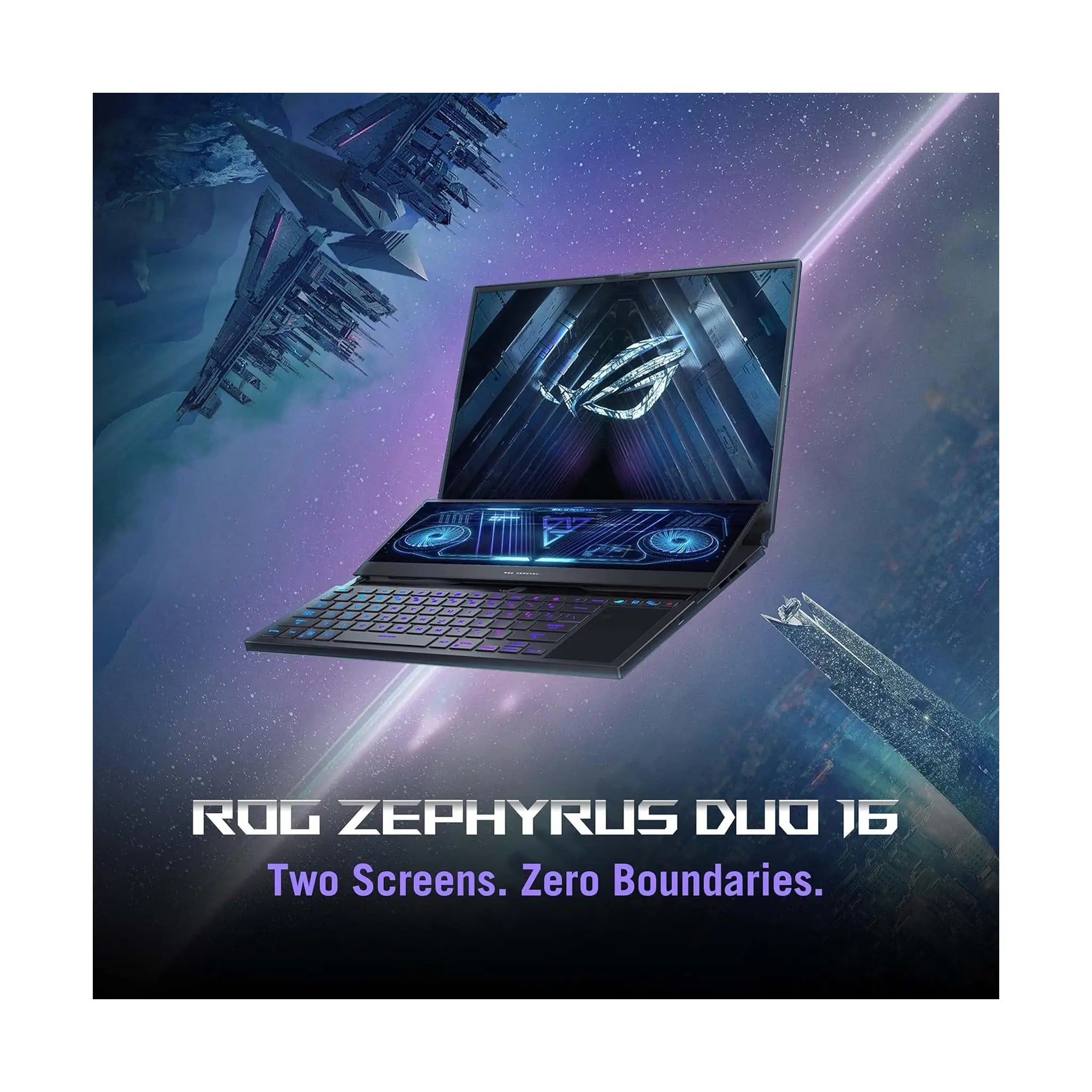 ASUS ROG Zephyrus Duo 16 - 16" QHD+ 165Hz, Ryzen 9 6900HX, RTX 3080 Ti, 32GB RAM, 2TB SSD