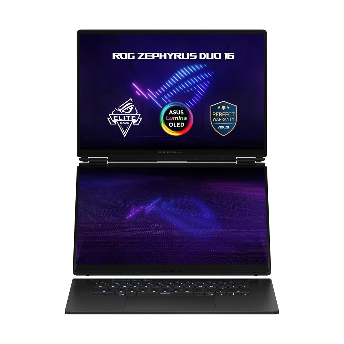 ASUS ROG Zephyrus Duo 16 GX651AX (2026) β Dual 16" 3K 120Hz OLED, Core Ultra 9 386H, 64GB RAM, 2TB SSD, RTX 5090 24GB, Windows 11, Stellar Grey