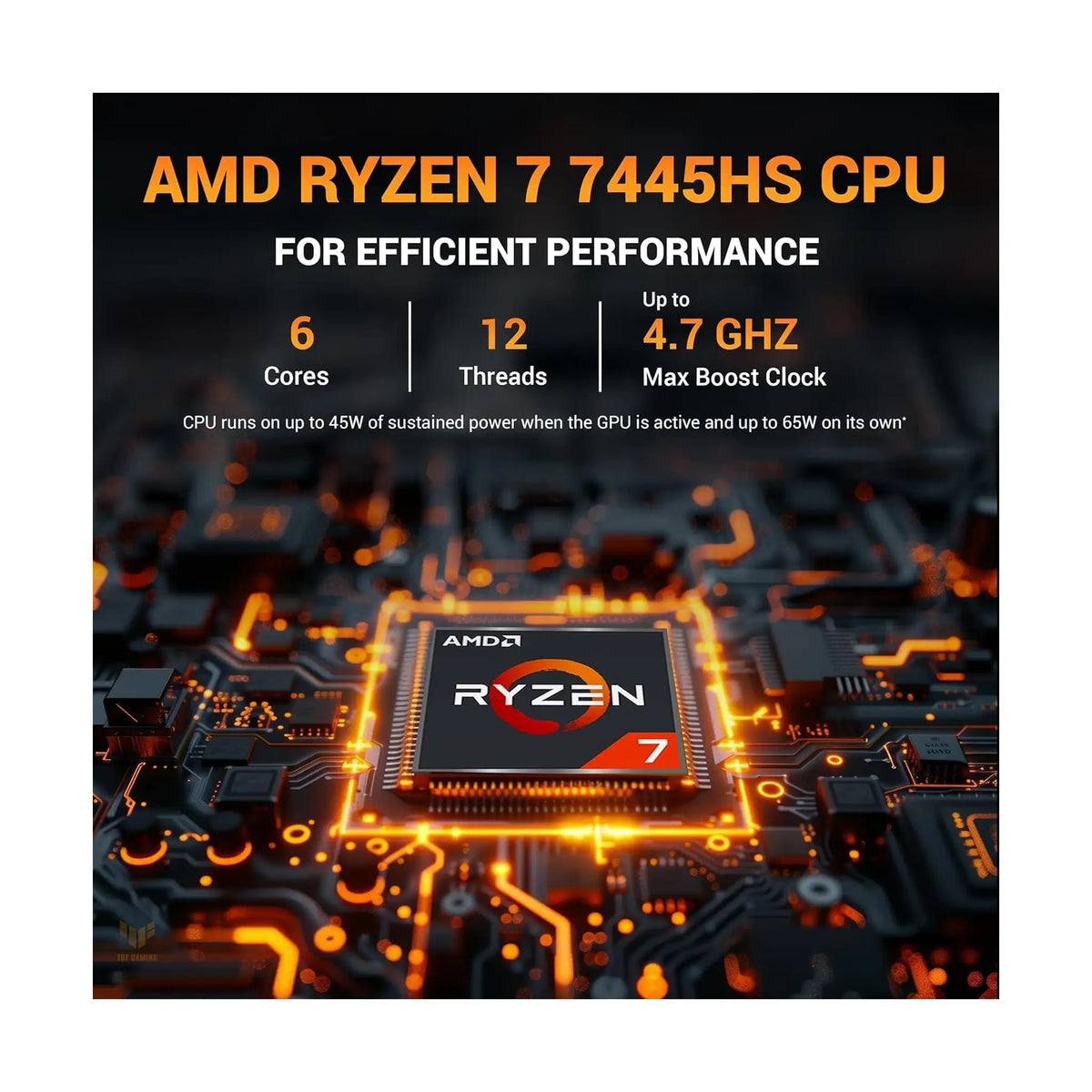 ASUS TUF A16 (2025) Gaming Laptop – 16" FHD+ 144Hz, Ryzen 7 7445HS, GeForce RTX 4050, 16GB RAM, 1TB SSD, Windows 11
