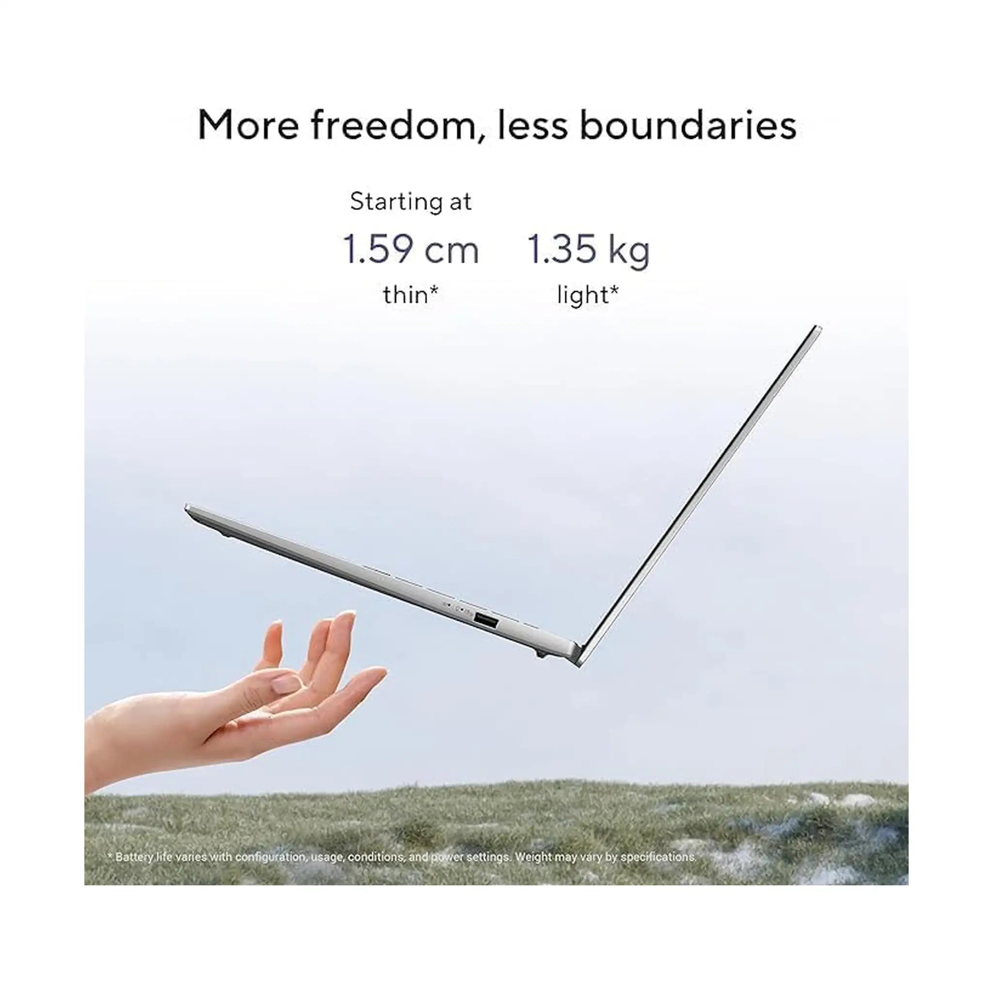 ASUS Vivobook S14 Slim S3407VA – 14" WUXGA, Intel Core 5 210H, 16GB DDR5, 512GB SSD, Windows 11, Cool Silver