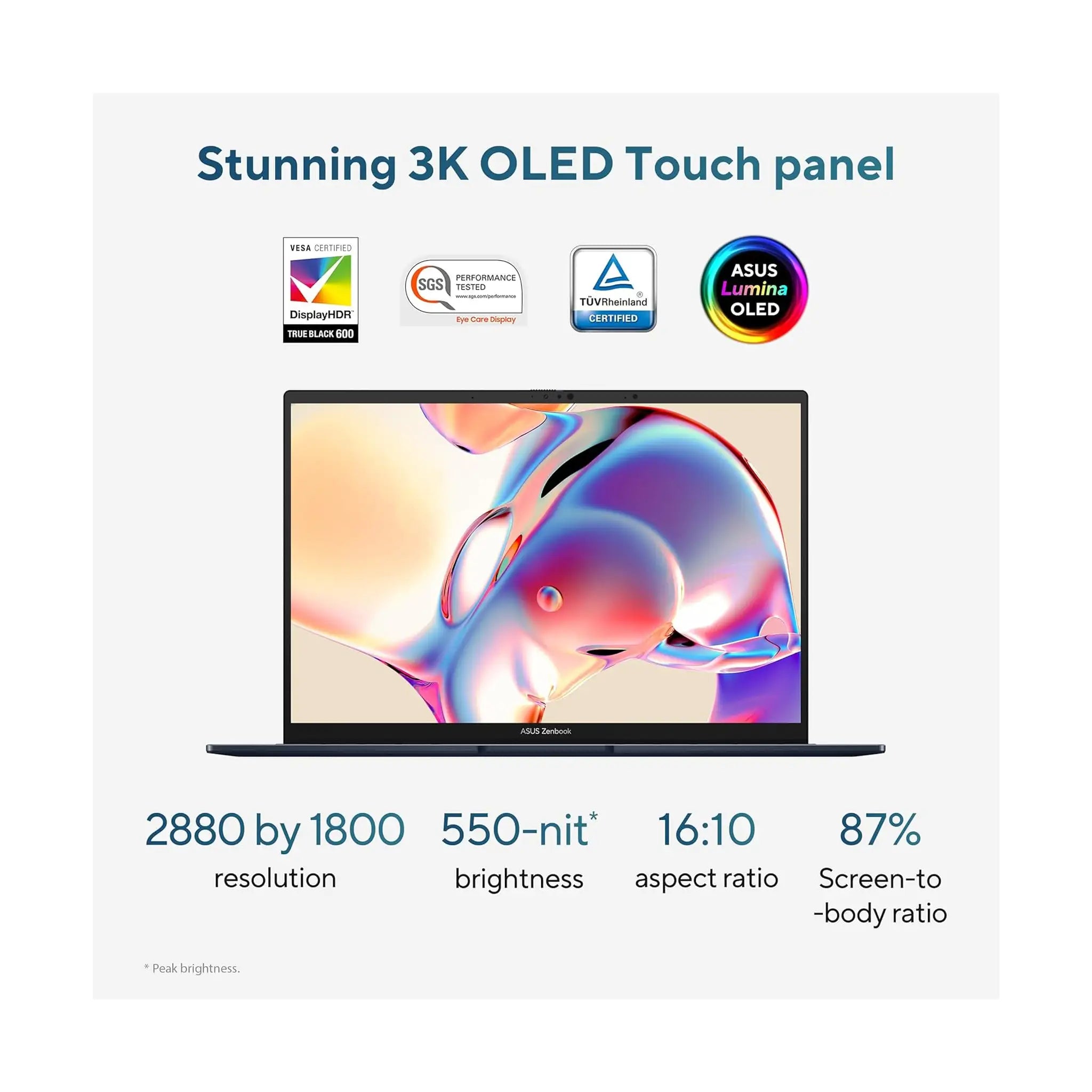 ASUS Zenbook 14 OLED - With AI Boost NPU - Windows 11 Pro