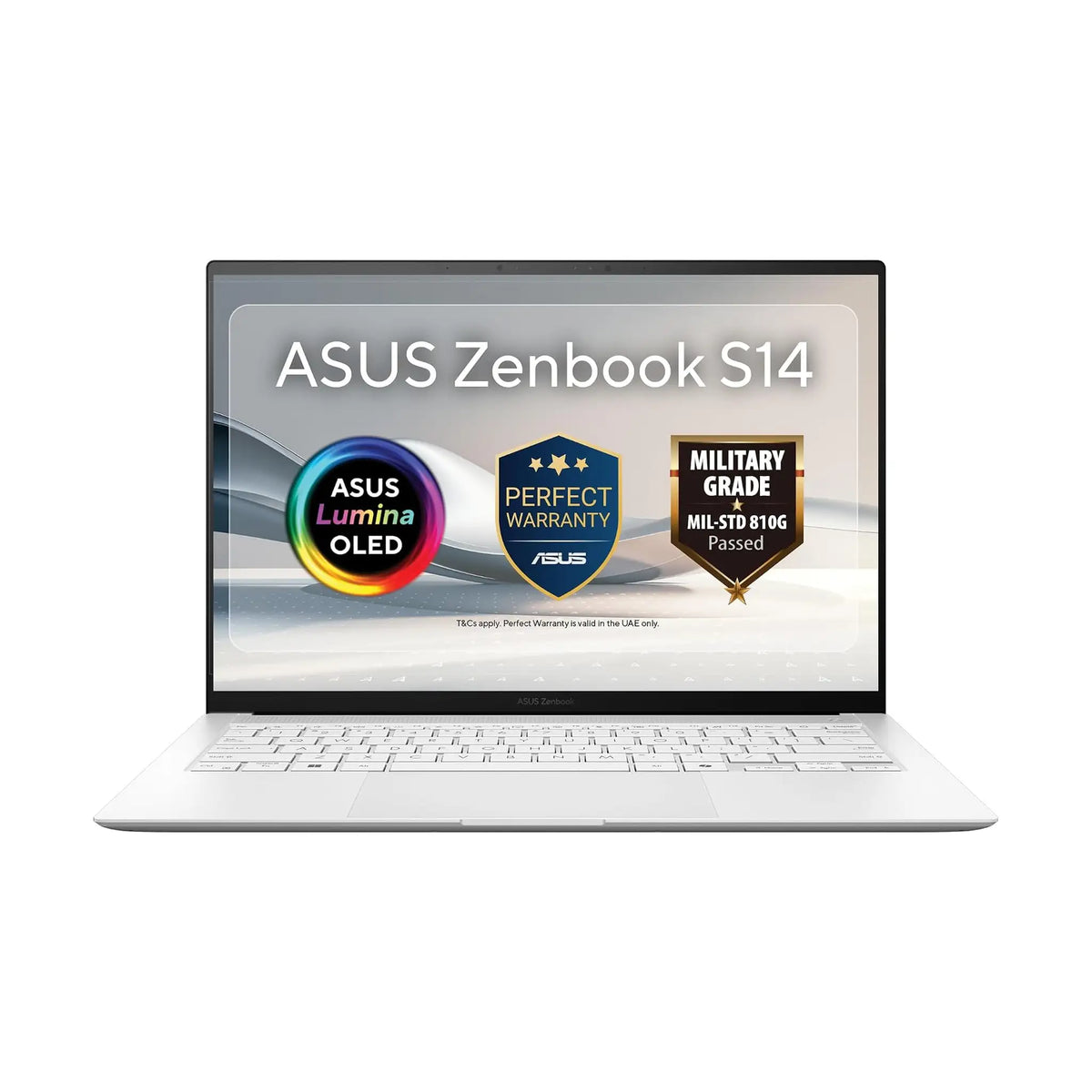 ASUS Zenbook S 14 UX5406AA Laptop (2026) β 14" 3K OLED Touch 120Hz, Intel Core Ultra 7 355, 32GB RAM, 1TB SSD, Windows 11 Home, White