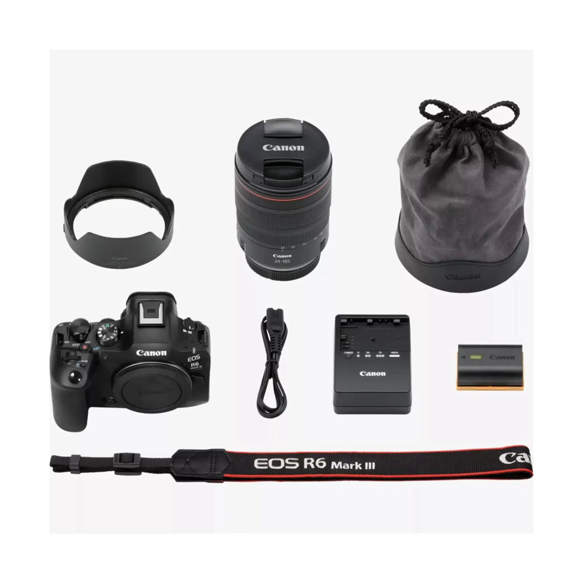 Canon EOS R6 Mark III Mirrorless Camera with RF 24-105mm F4L IS USM Lens – 32.5MP Full-Frame Sensor, 7K Open Gate Video