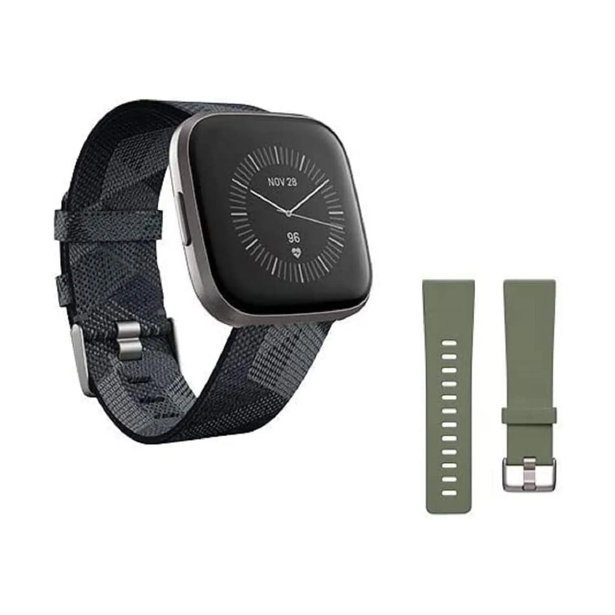 Fitbit Versa 2 Smartwatch - Smoke Woven