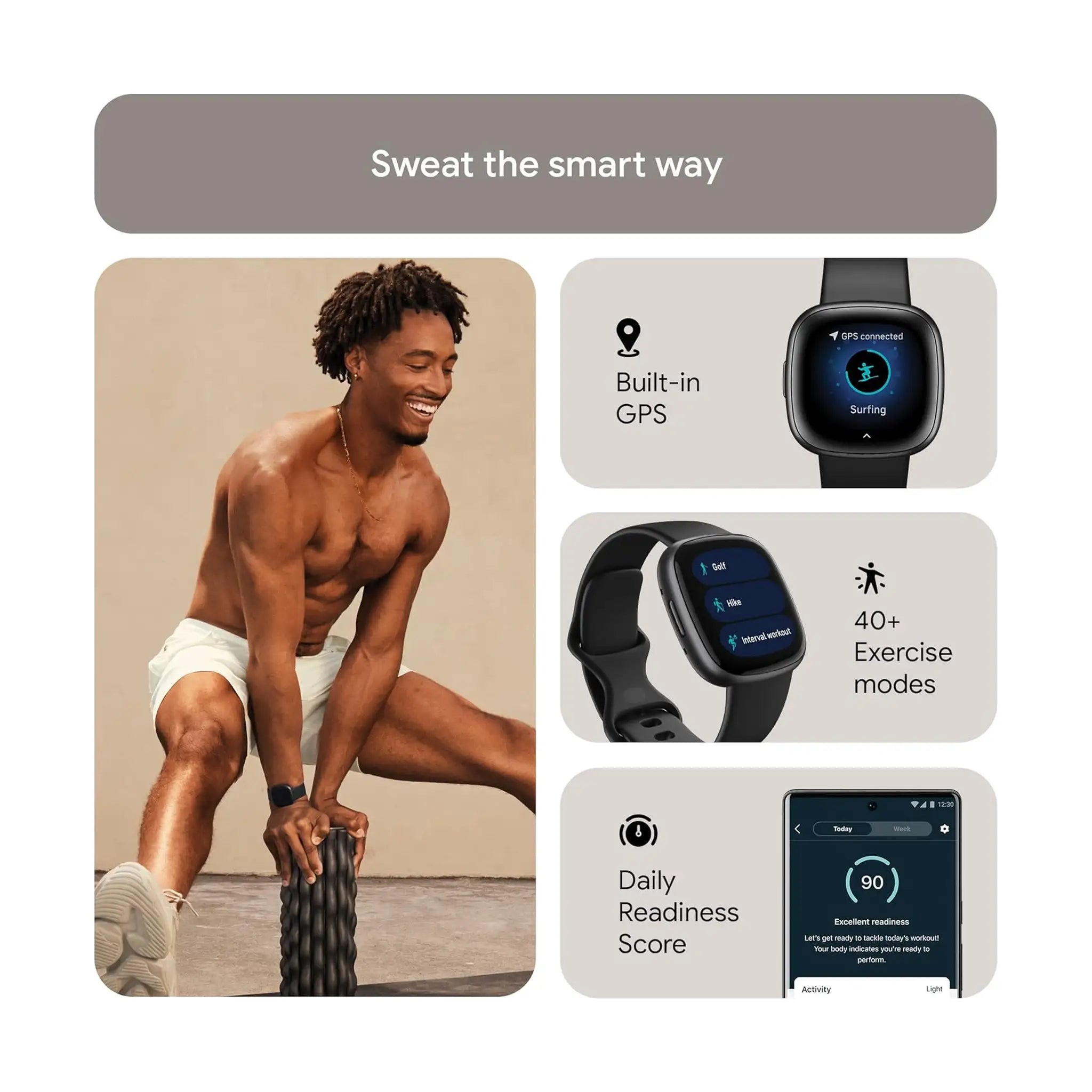 Fitbit Versa 4 Fitness Smartwatch