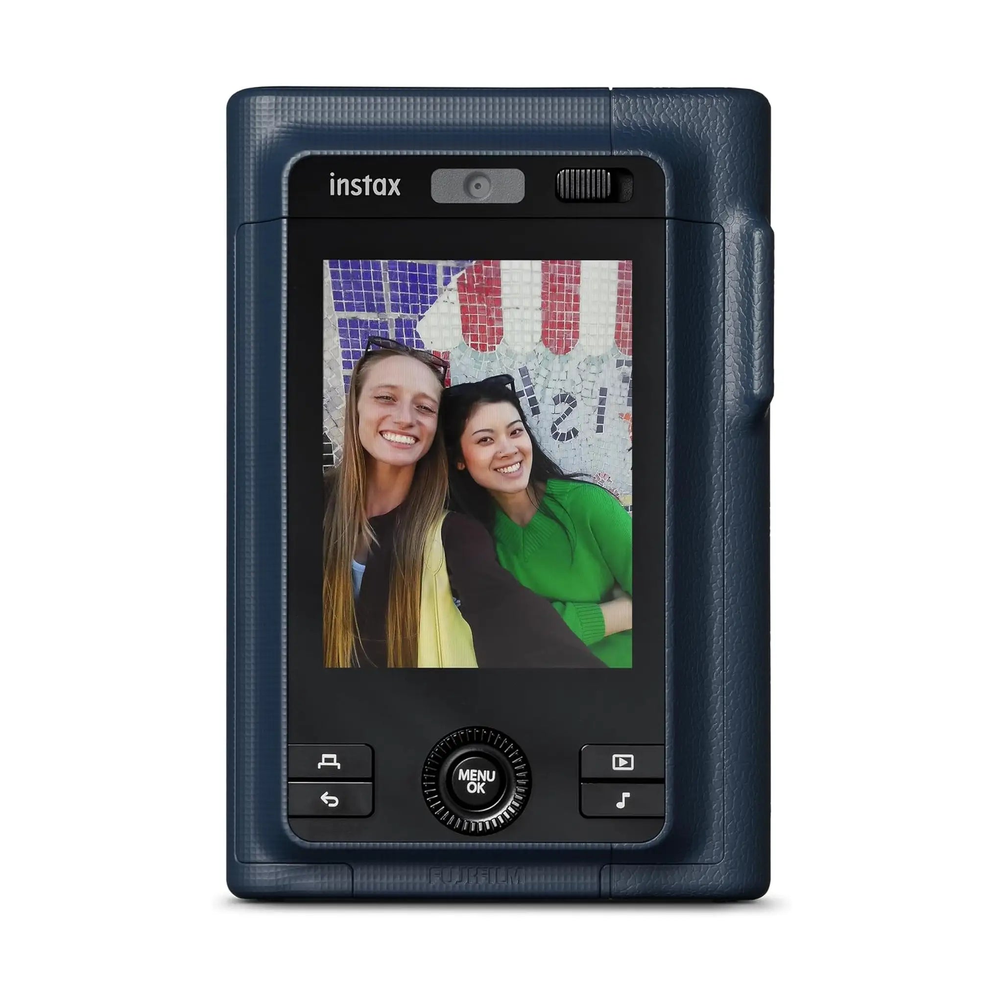 Fujifilm Instax Mini LiPlay+ Hybrid Instant Camera – Midnight Blue