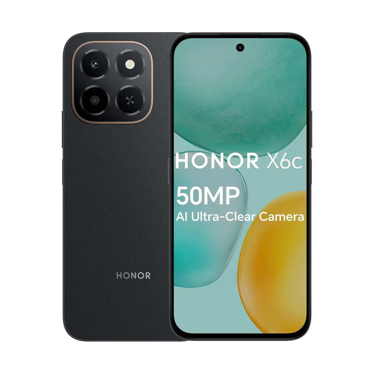 HONOR X6c Smartphone – 6.61" 120Hz Display, 6GB RAM, 128GB/256GB Storage, 50MP Camera, 35W Fast Charging, Dual SIM