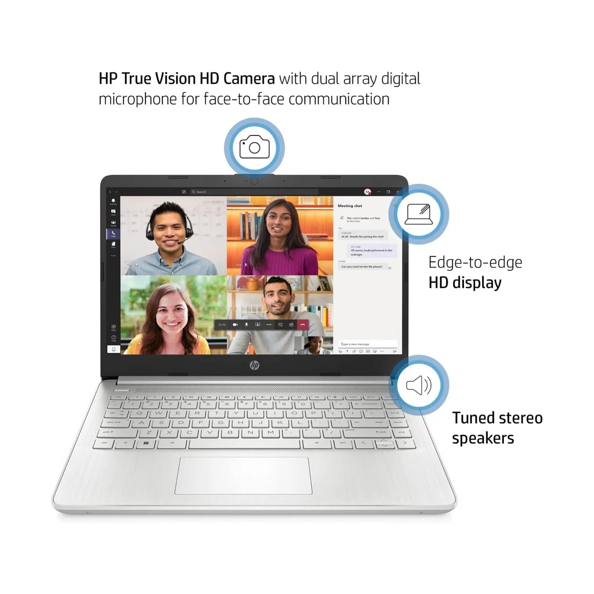 HP (2023) Laptop – 14" HD, Intel i5-1135G7, 32GB RAM, 1TB SSD, Windows 11