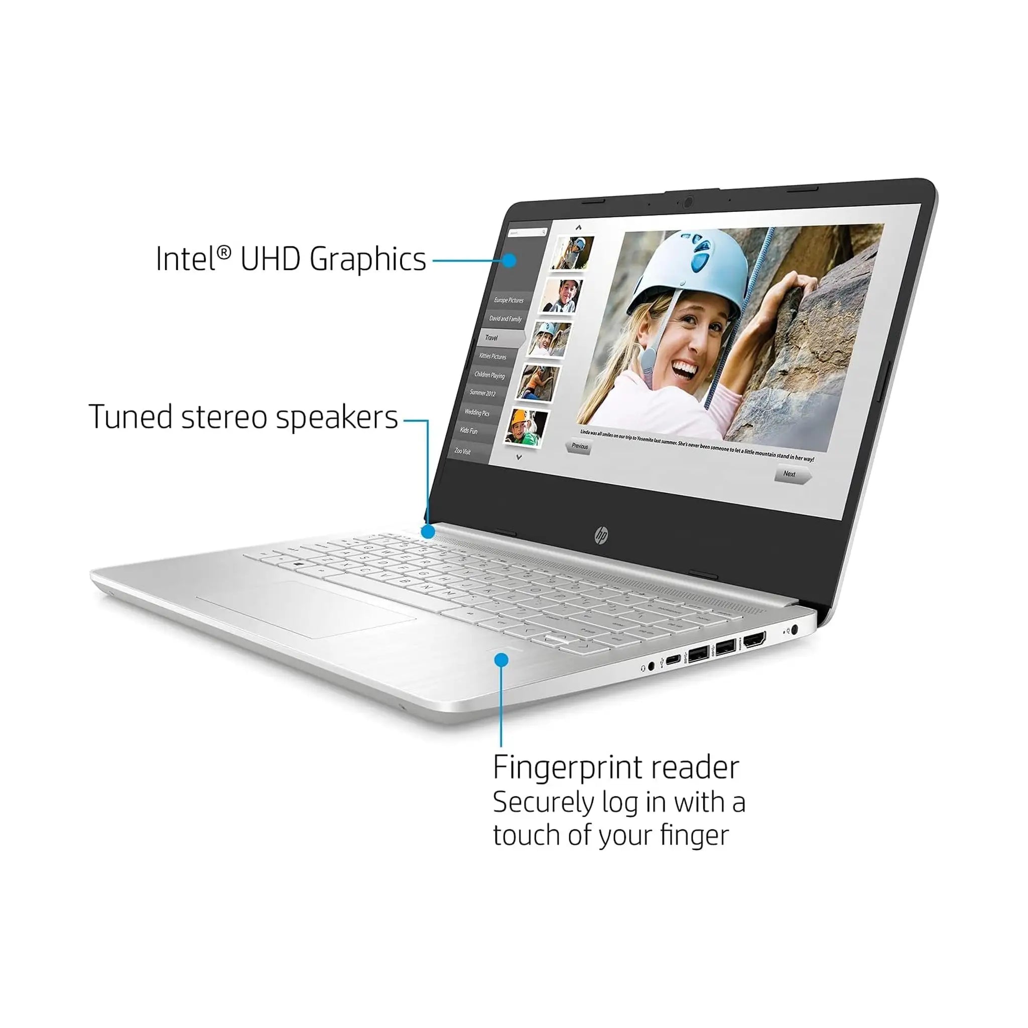HP Premium Laptop (2021) – 14" FHD, Intel i3-1115G4, 8GB RAM, 512GB SSD, Windows 10