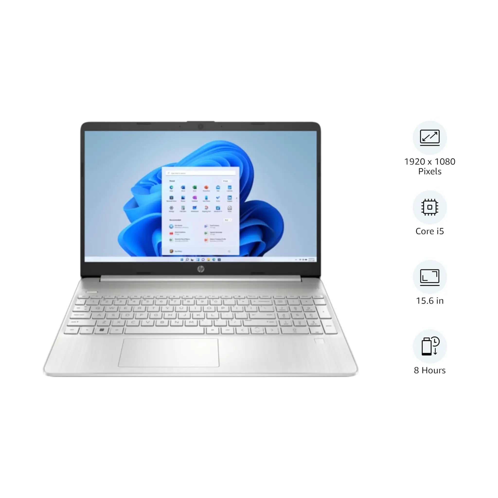 HP 15 (2022) Laptop – 15.6", FHD IPS, Intel Core i5-1135G7, 16GB RAM, 1TB SSD, Windows 11