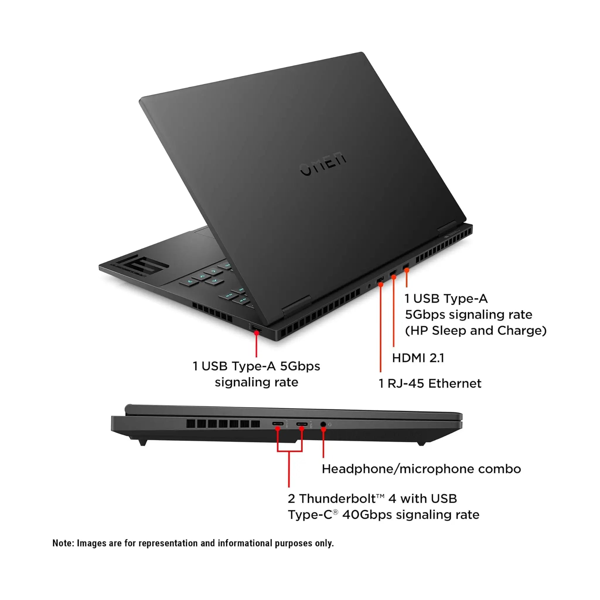HP OMEN Transcend 16" Gaming Laptop (2024) – WUXGA, Intel Core i7-14700HX, RTX 4070, 64GB RAM, 4TB SSD, Windows 11 Home