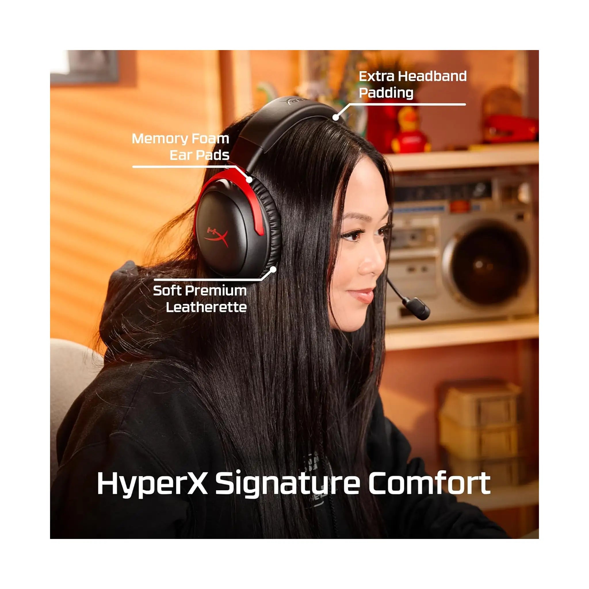 HyperX Cloud III S Wireless Gaming Headset - PC, PS5, PS4, Nintendo Switch, Mac and Mobile - Black