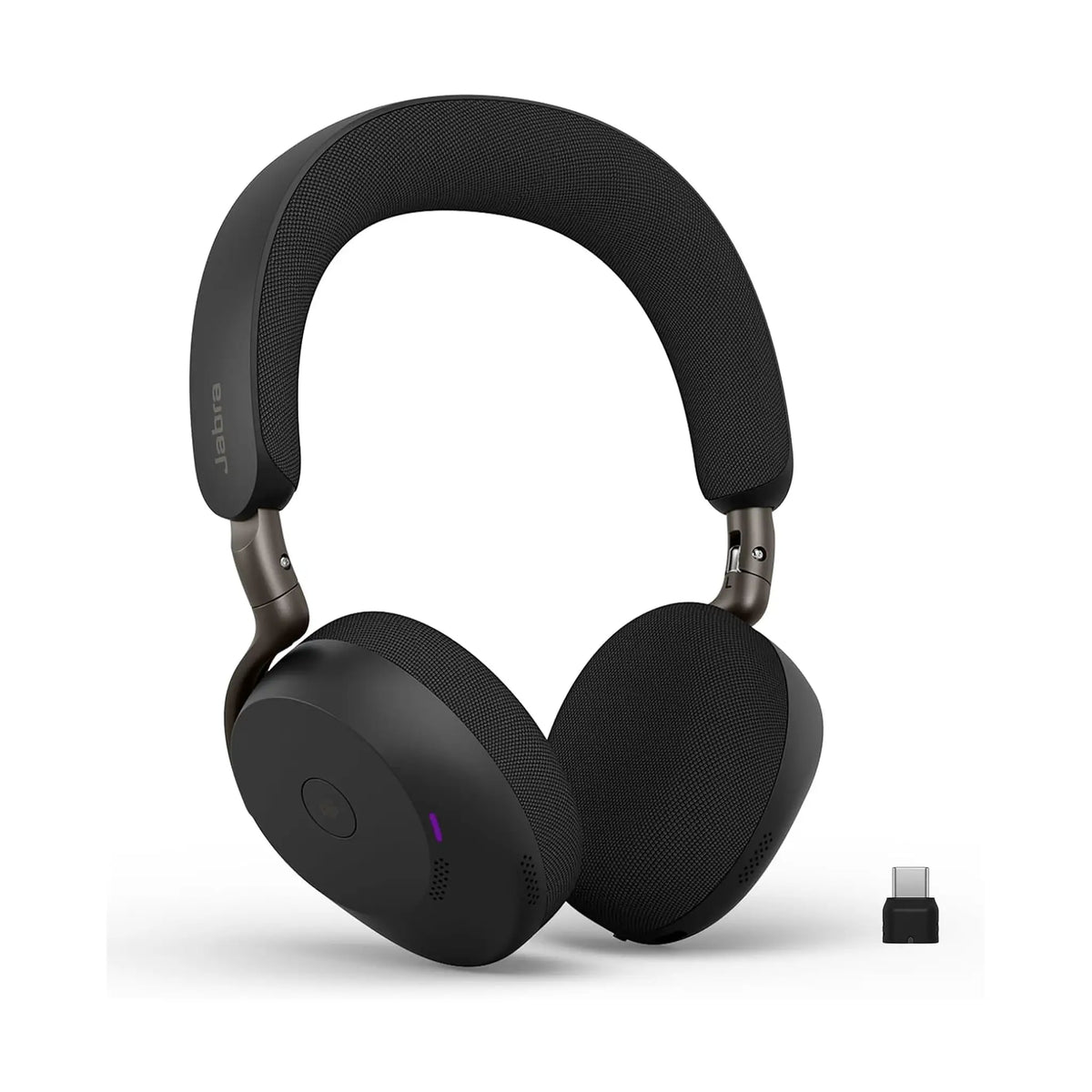 Jabra Evolve3 75 Wireless Bluetooth Headset for Microsoft Teams – On‑Ear, AI Noise Cancellation, ClearVoice Microphone