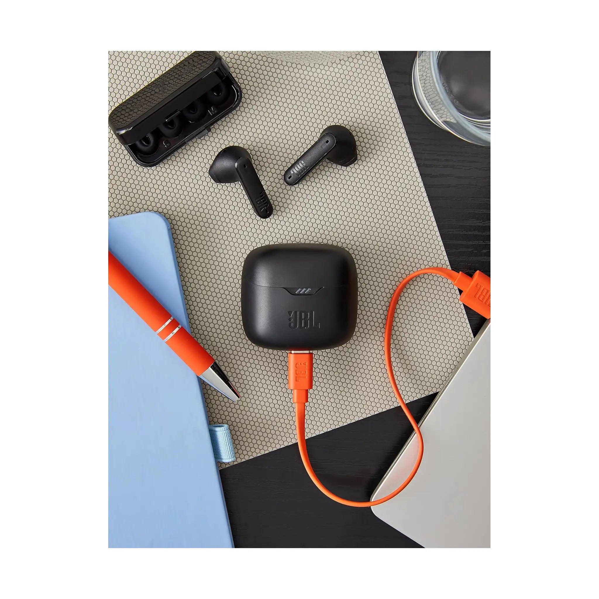 JBL FLEX Wireless Noise Cancelling Earbuds - Black