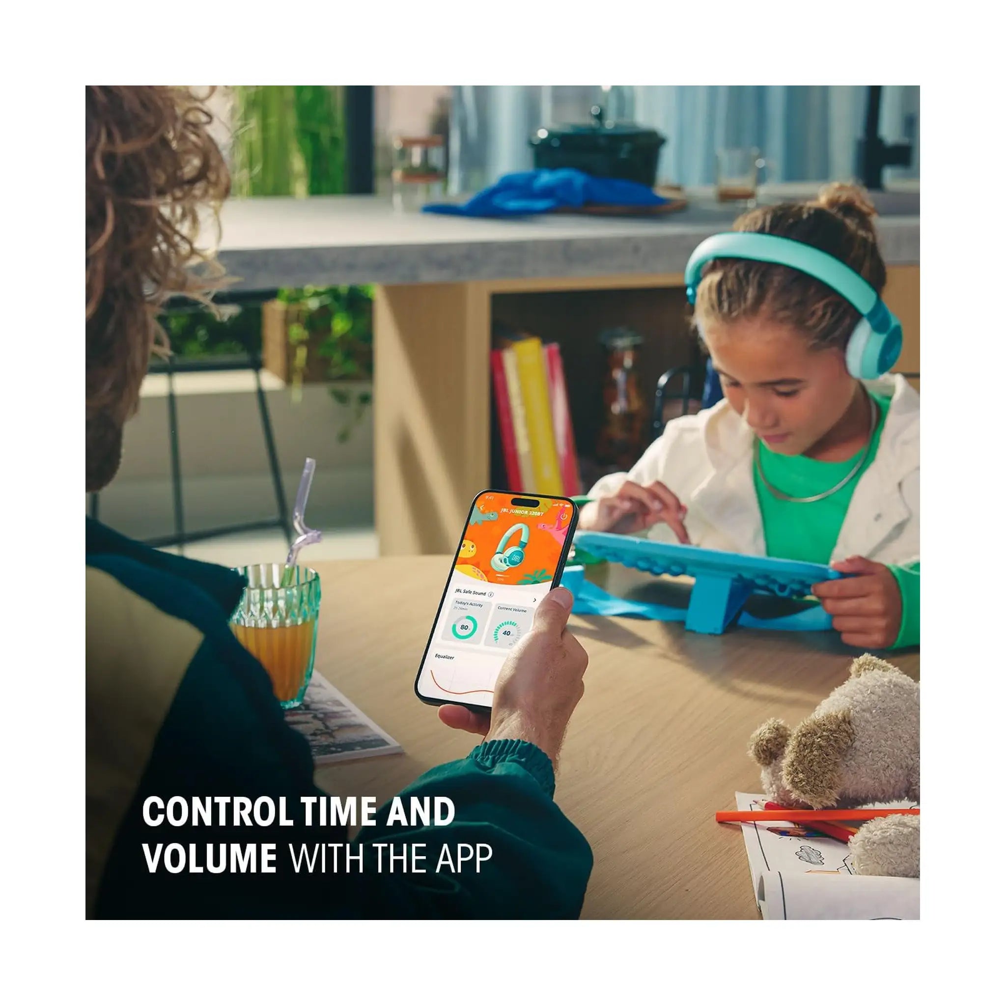 JBL Junior 320 BT Wireless On-Ear Bluetooth Headphones (for kids)