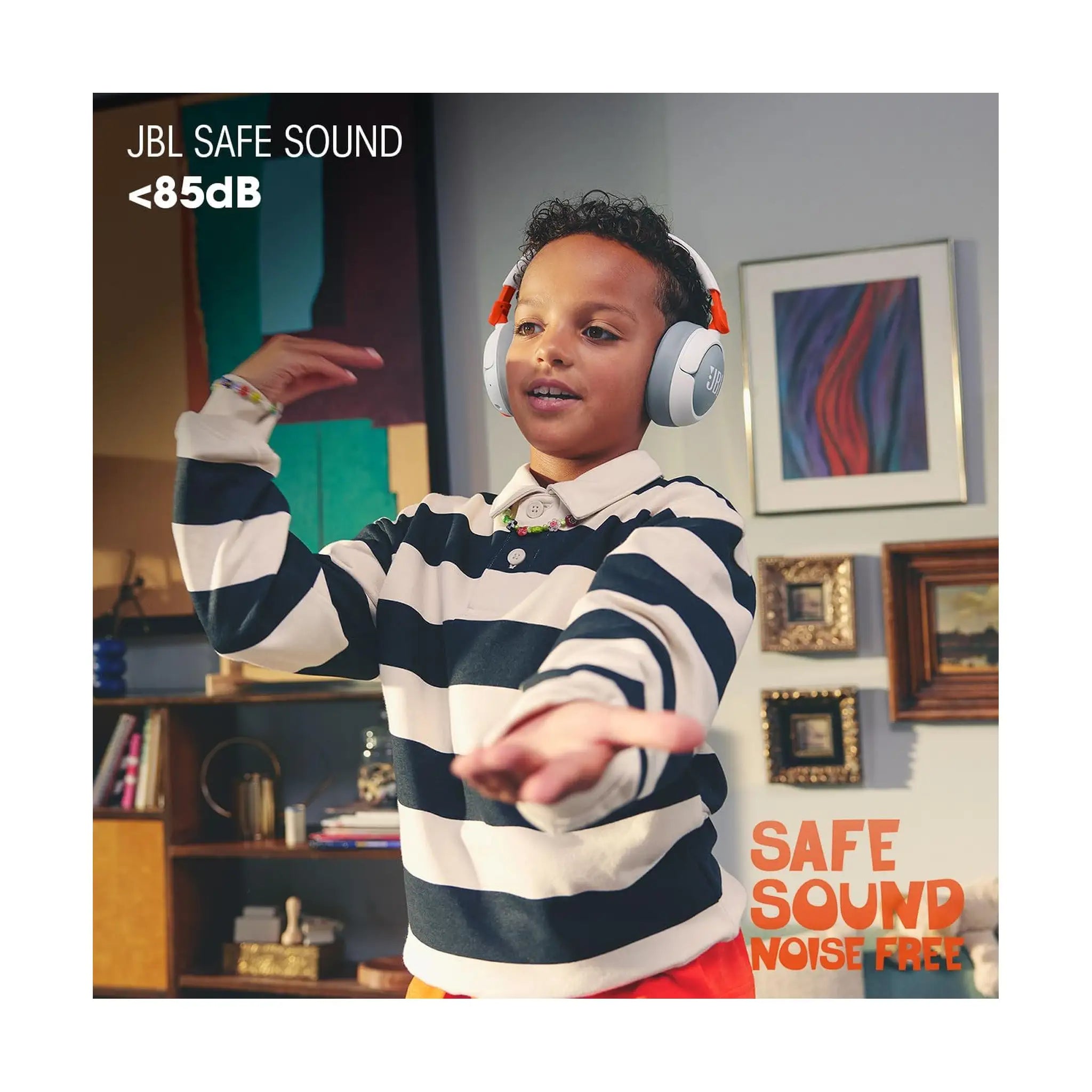 JBL Junior 470 NC Wireless Over-Ear Bluetooth Headphones (for Children)