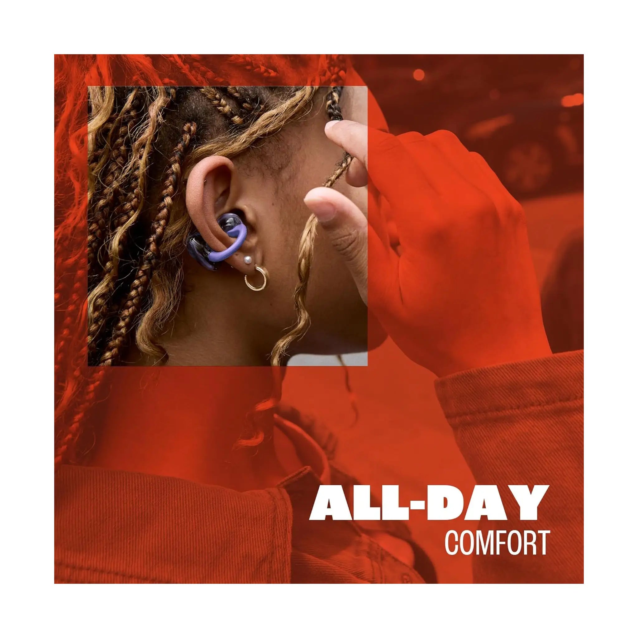 JBL Soundgear Clips True Wireless Open-Ear Headphones – SonicArc, JBL OpenSound, 32H, IP54