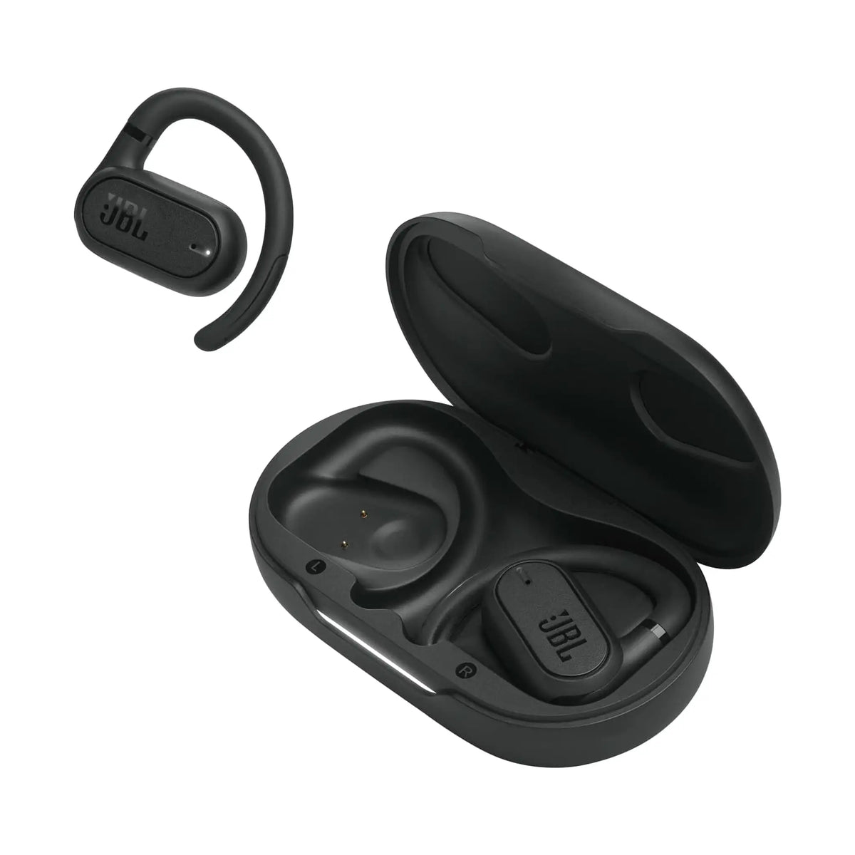 JBL Soundgear Sense Wireless Open-Ear Bluetooth Headphones, Waterproof - Black