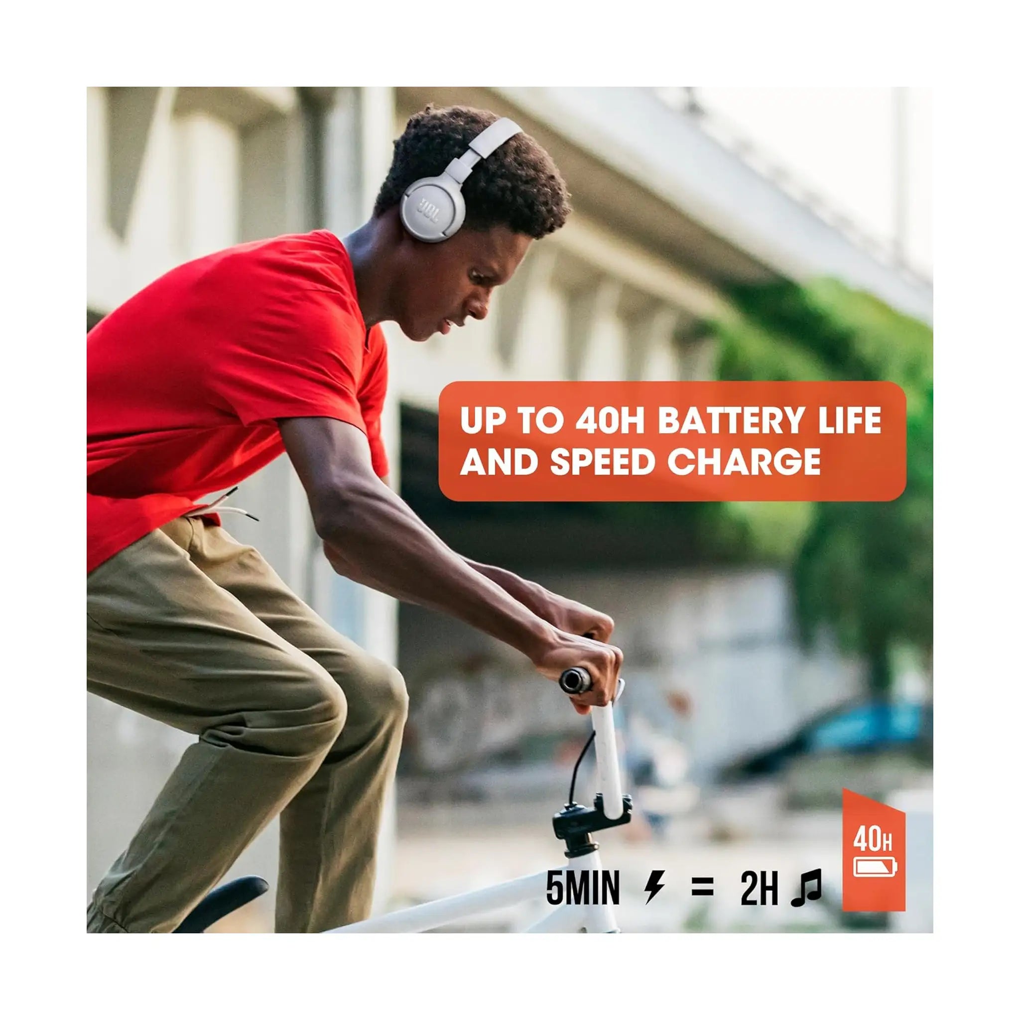 JBL Tune 510BT Wireless On-Ear Headphones – JBL Pure Bass, Bluetooth