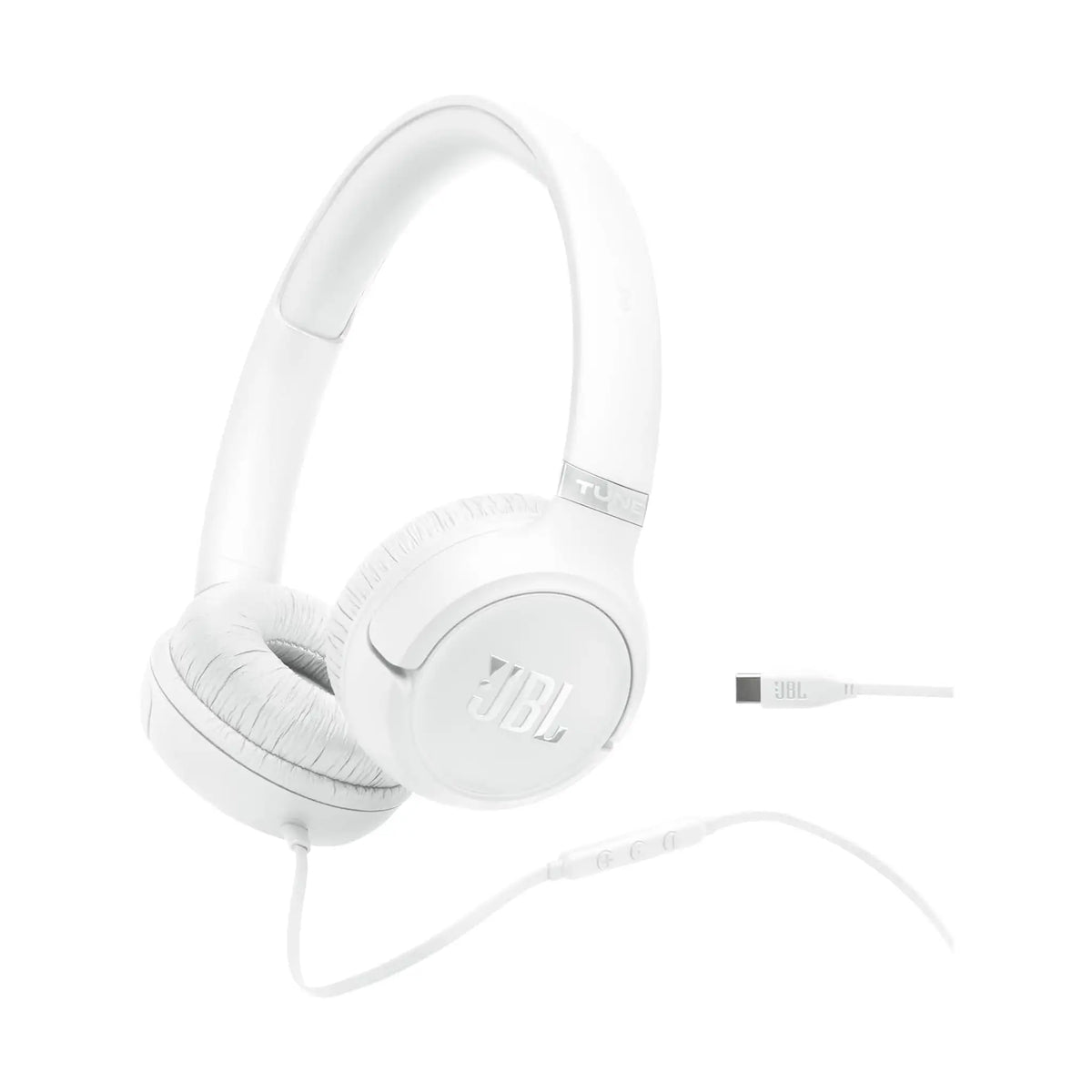 JBL Tune 530C USB-C Wired On-Ear Headphones – Hi-Res Audio, JBL Pure Bass, 3-Button Remote