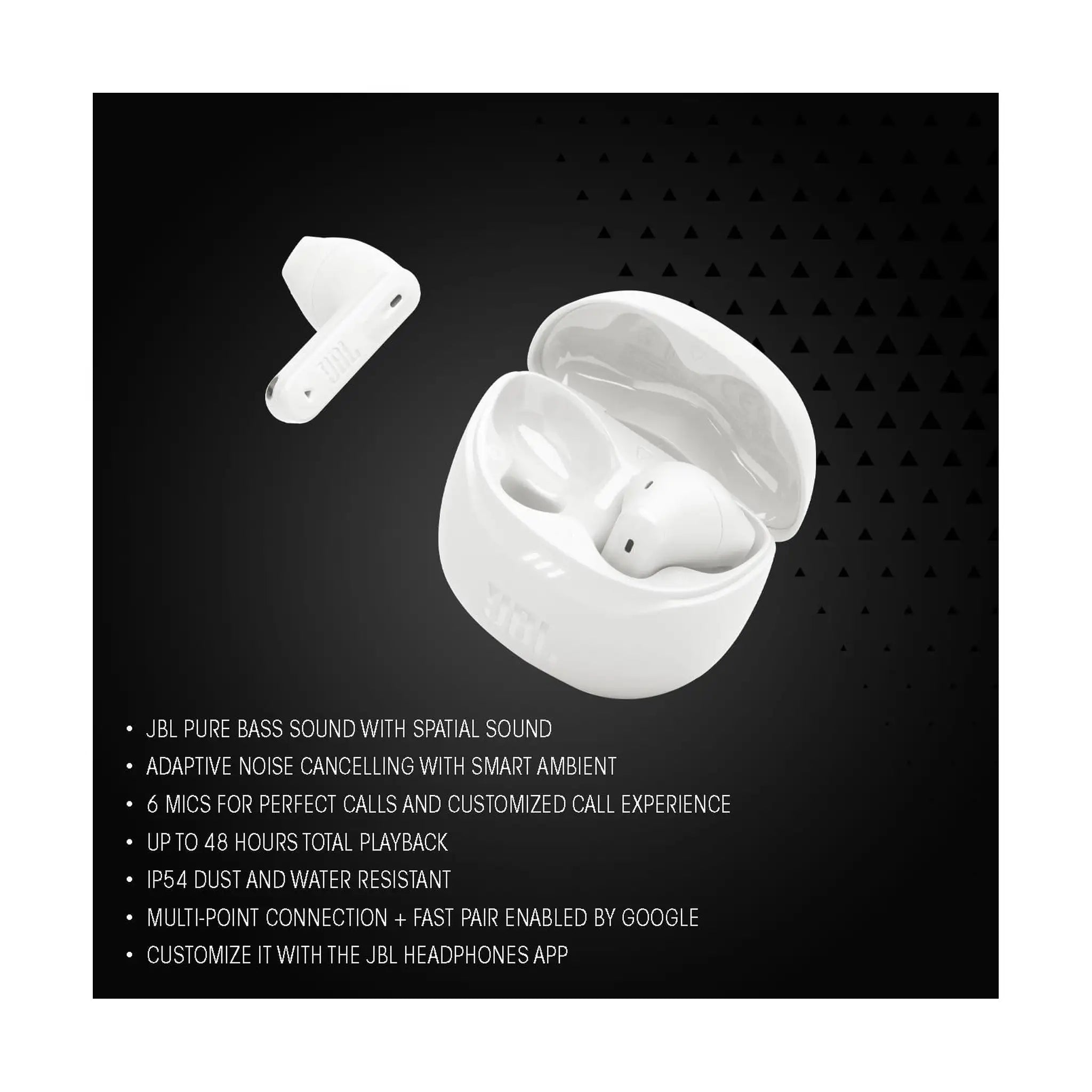 JBL Tune Flex 2 True Wireless Earbuds, Adaptive Noise Cancelling