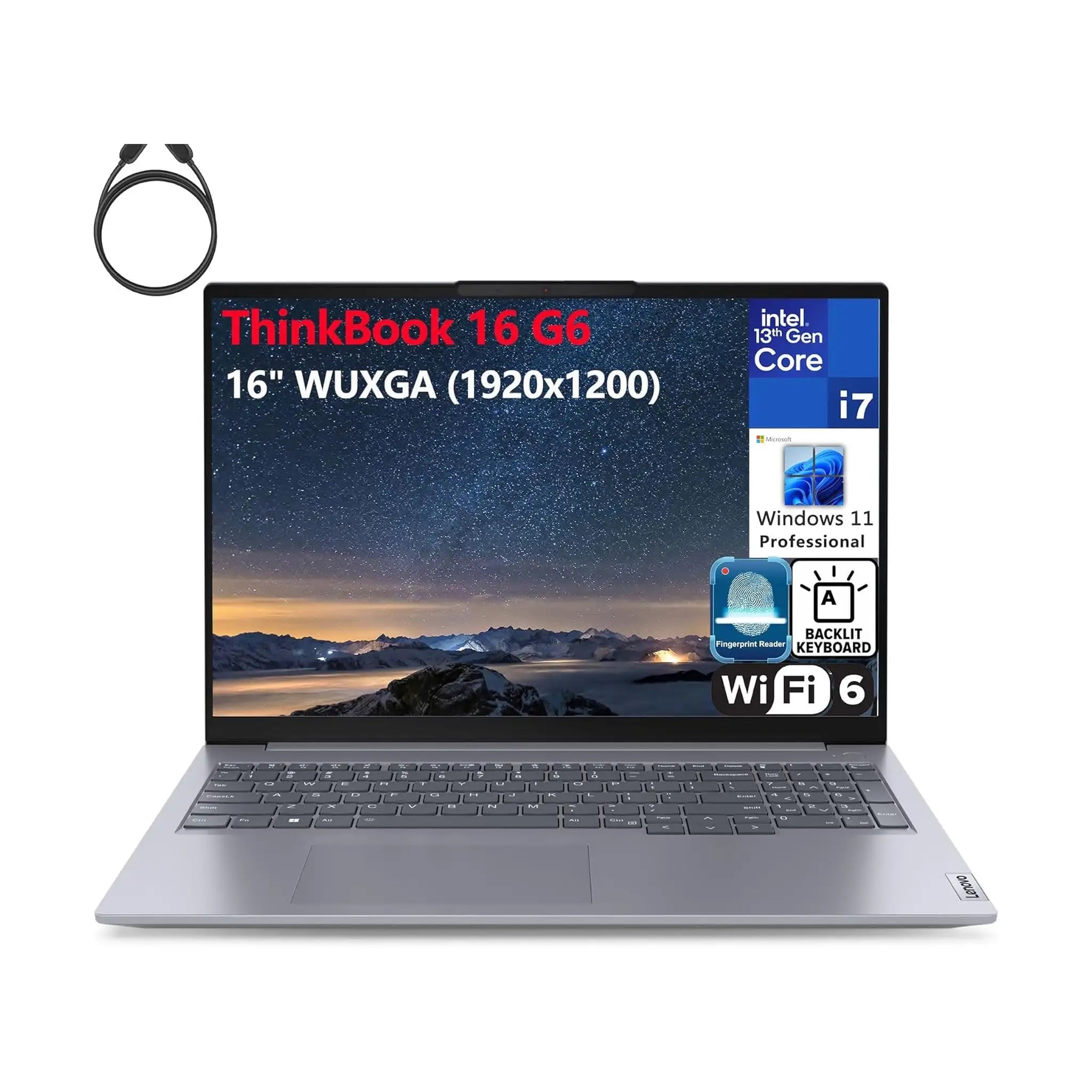 Lenovo ThinkBook 16 G7 (2025) – 16" FHD+, Intel Core Ultra 7 255H, 32GB DDR5, 2TB SSD, Windows 11 Pro