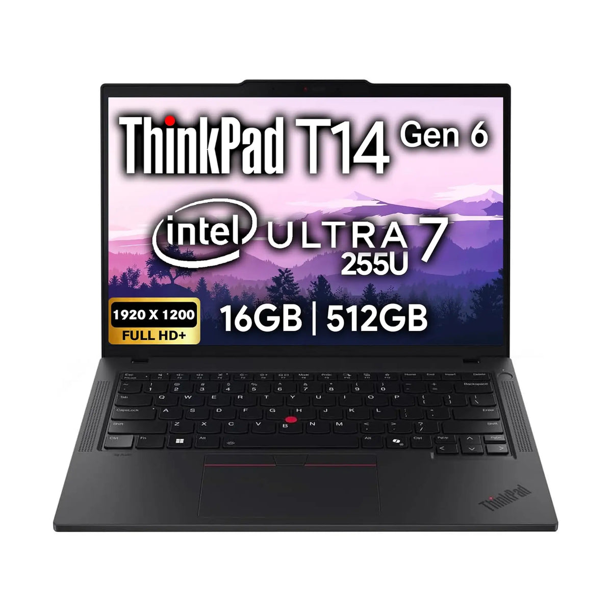 Lenovo ThinkPad T14 Gen 5 Business Laptop (2024) – 14" FHD+ IPS, Intel Core Ultra 5/7, Windows 11 Pro